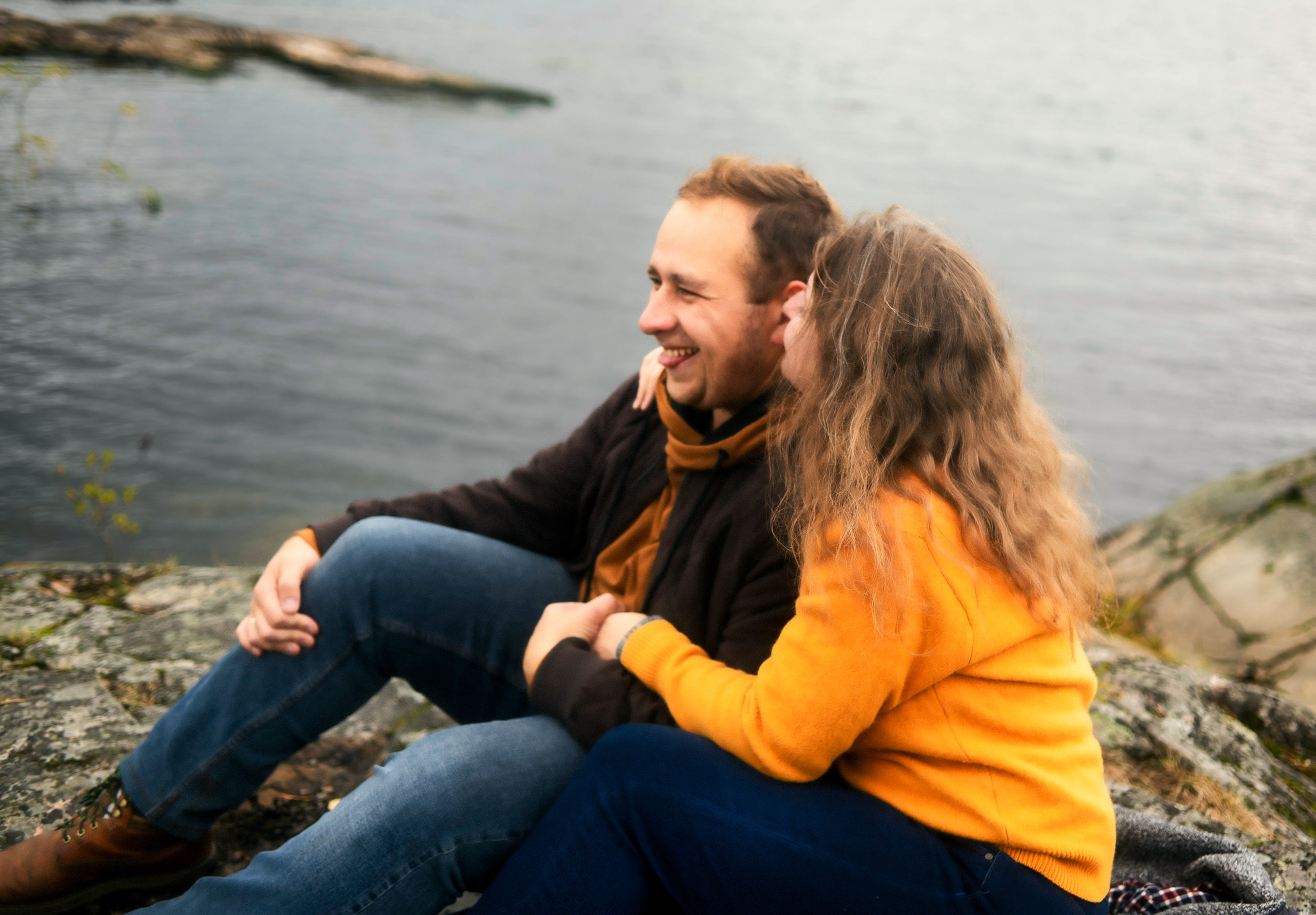 Лавстори фотосессия в Карелии.