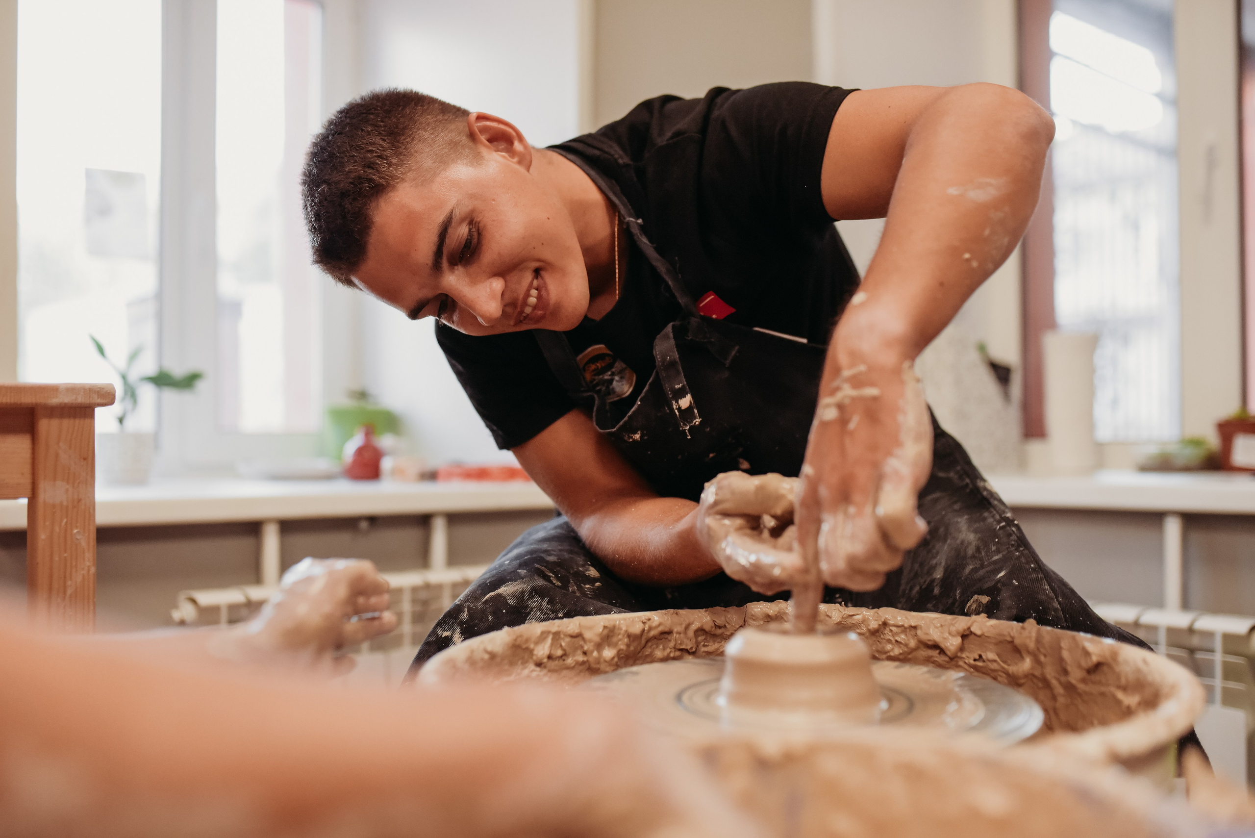 Love Story в гончарной мастерской. Семейный фотограф Олеся Батурина Рязань