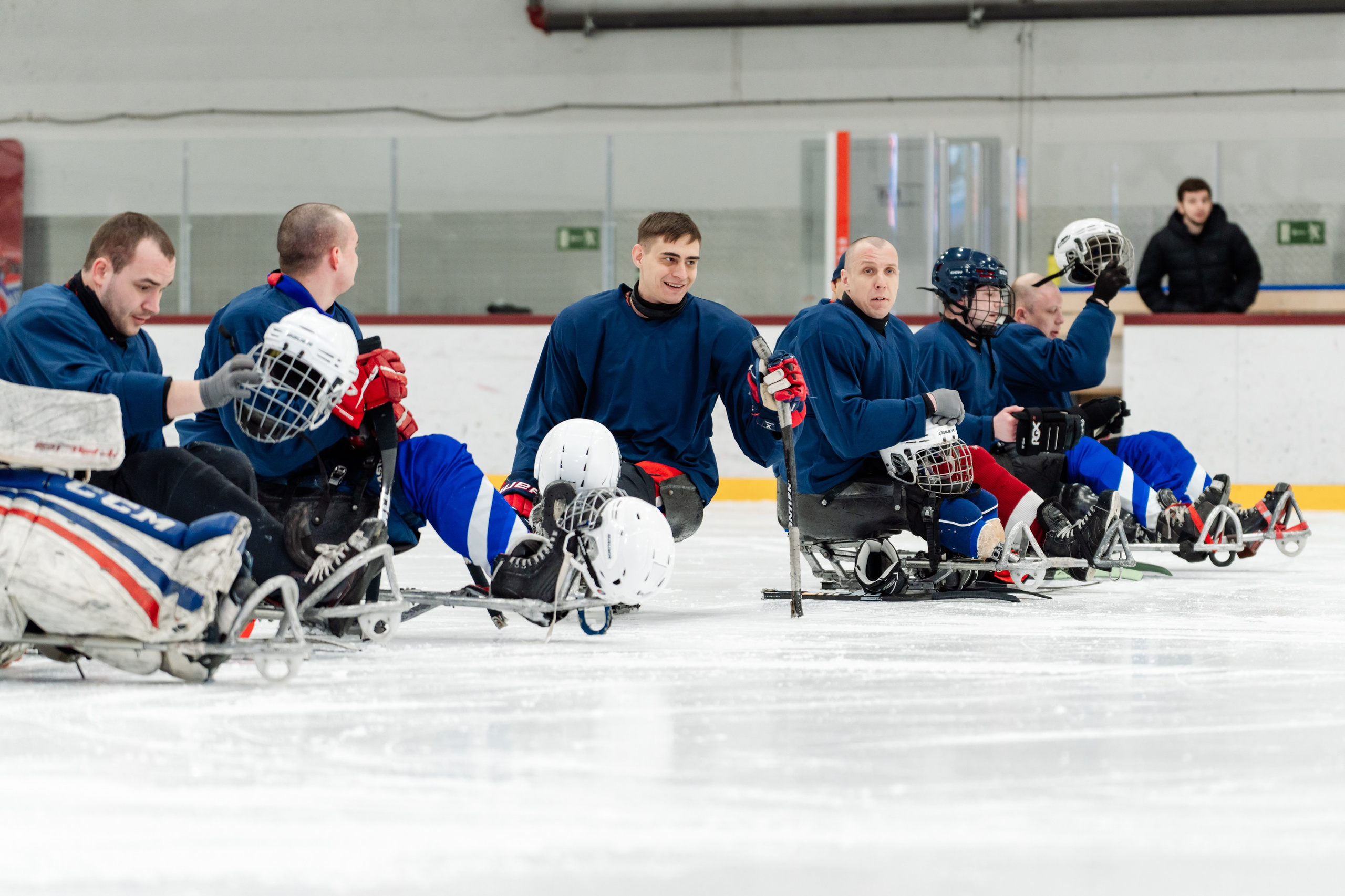 Игра в следж хоккей приуроченная 23.02.26 в арене Сталкер