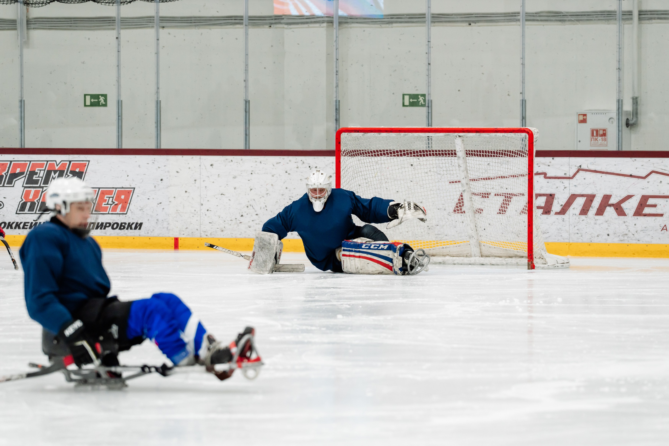 Игра в следж хоккей приуроченная 23.02.26 в арене Сталкер
