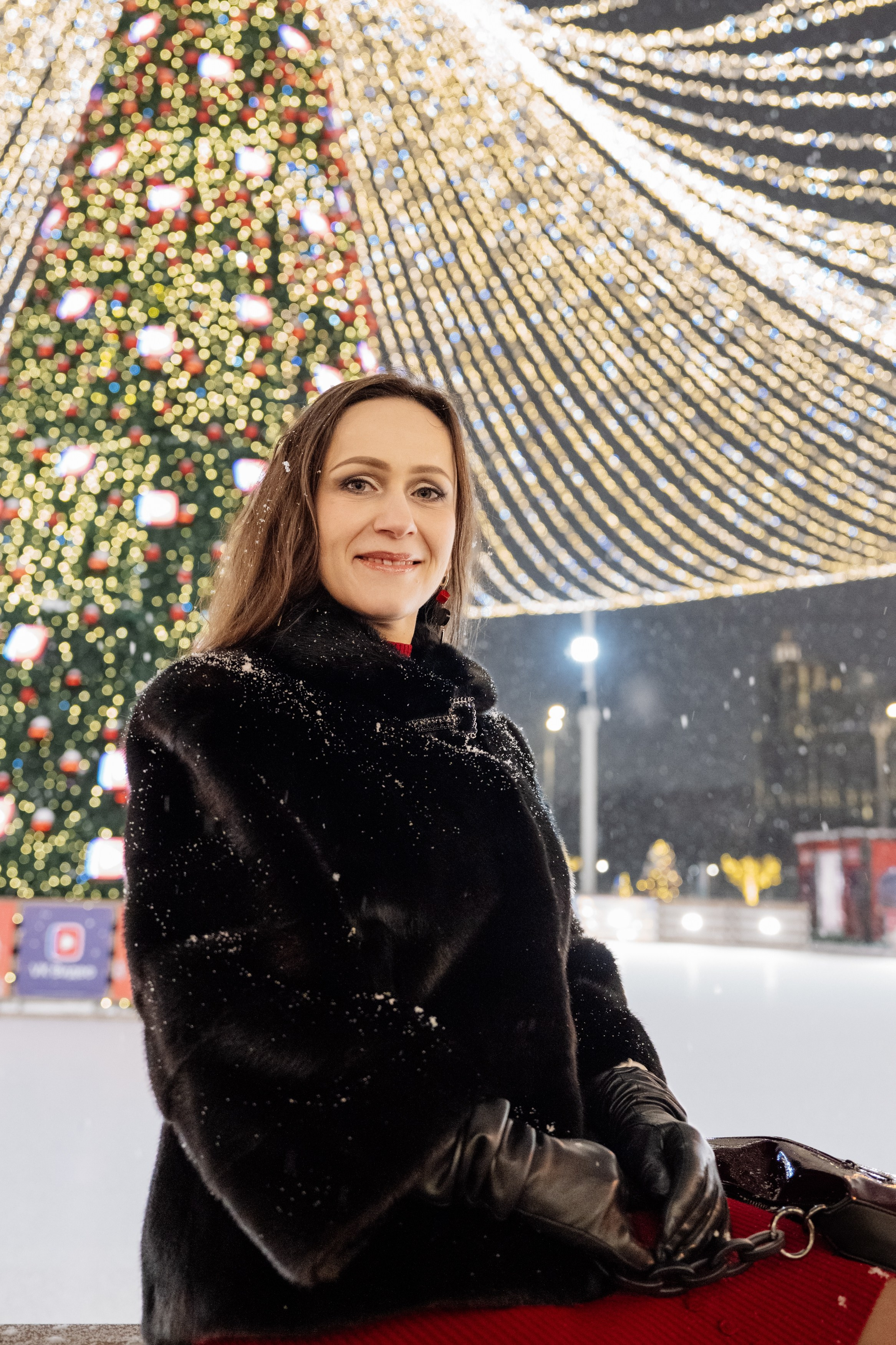 Новогодняя фото сессия Ксении в Москве от Александра Викторова