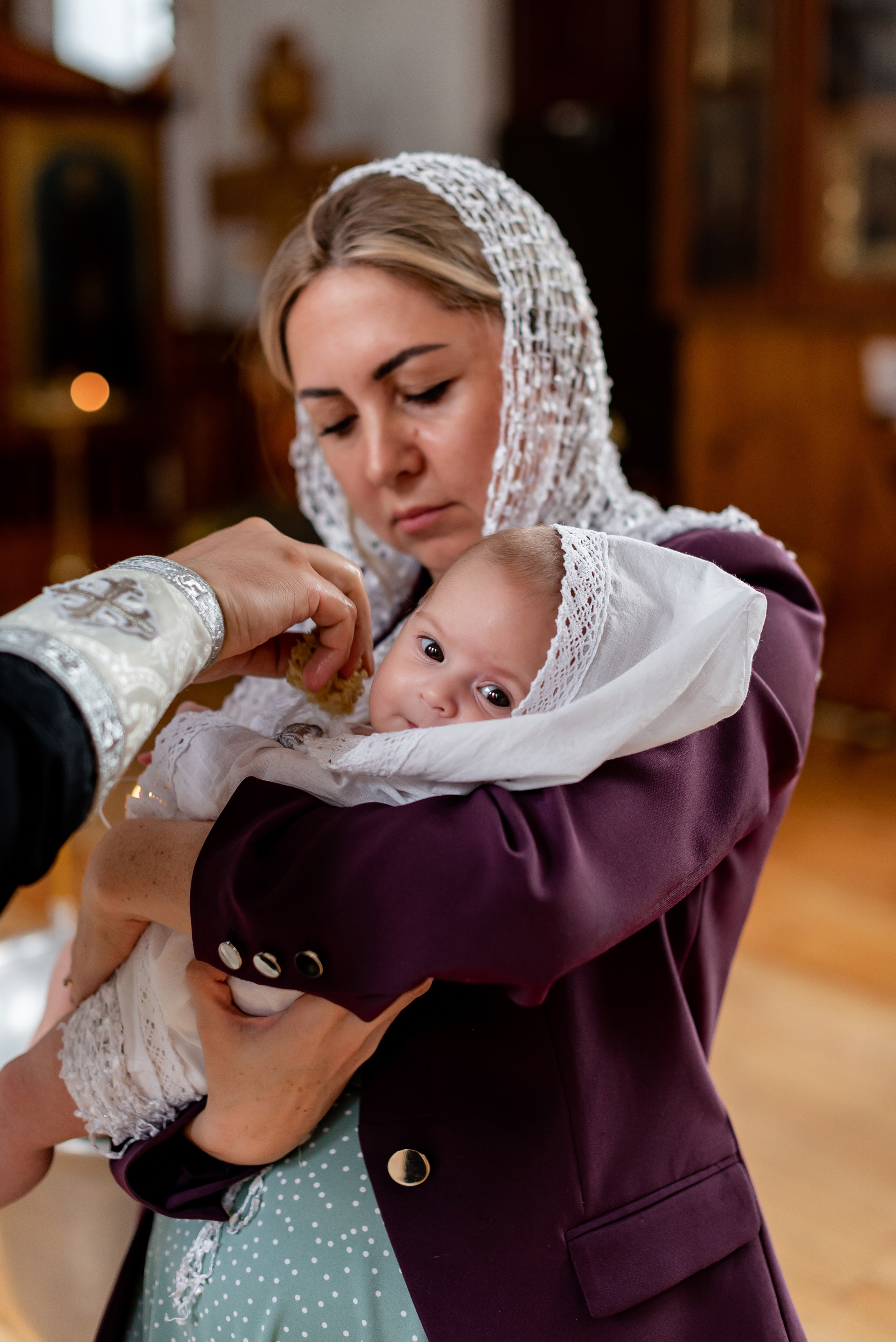 Крещение Ксении. Фотограф Татьяна Иванчикова
