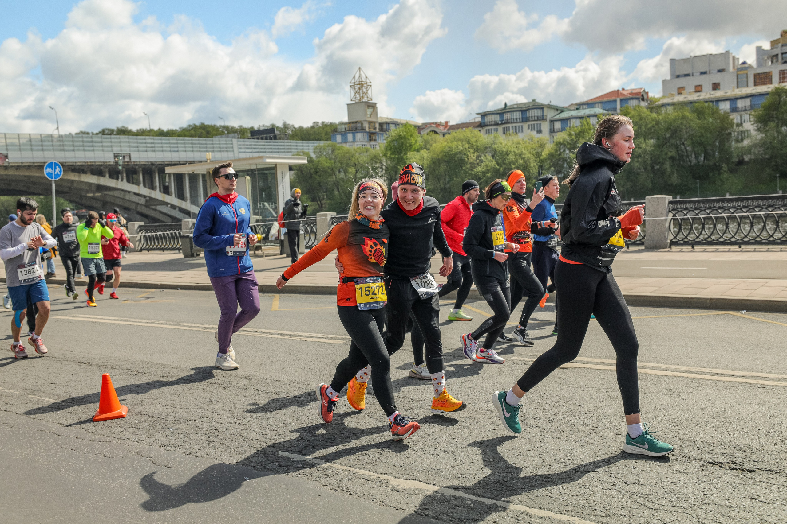Московский полумарафон 27.04.25. Фотограф Сергей Ловкий
