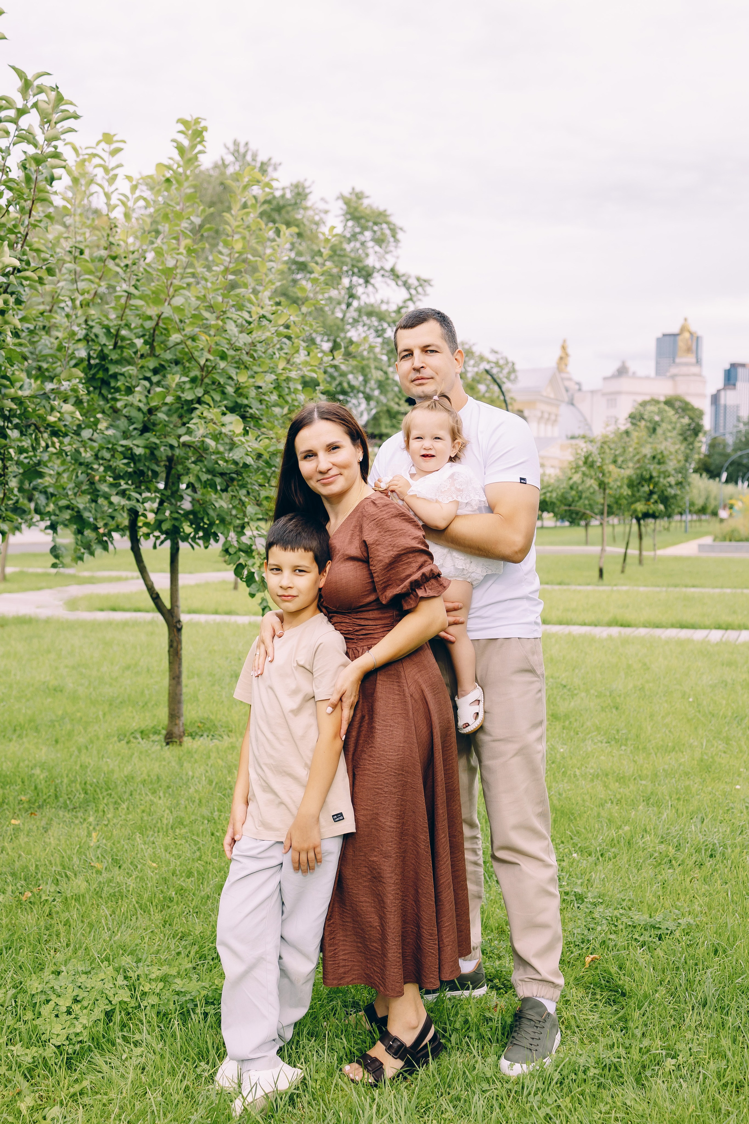 Семейная прогулка на ВДНХ. Семейный Фотограф в Москве Евгения Симоненко