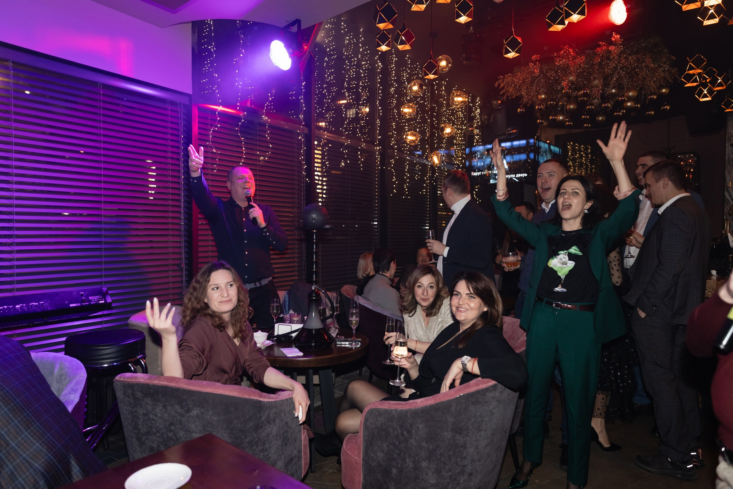 Новогодний корпоратив (Караоке клуб Who is who). Татьяна Чернышова свадебный фотограф Москва