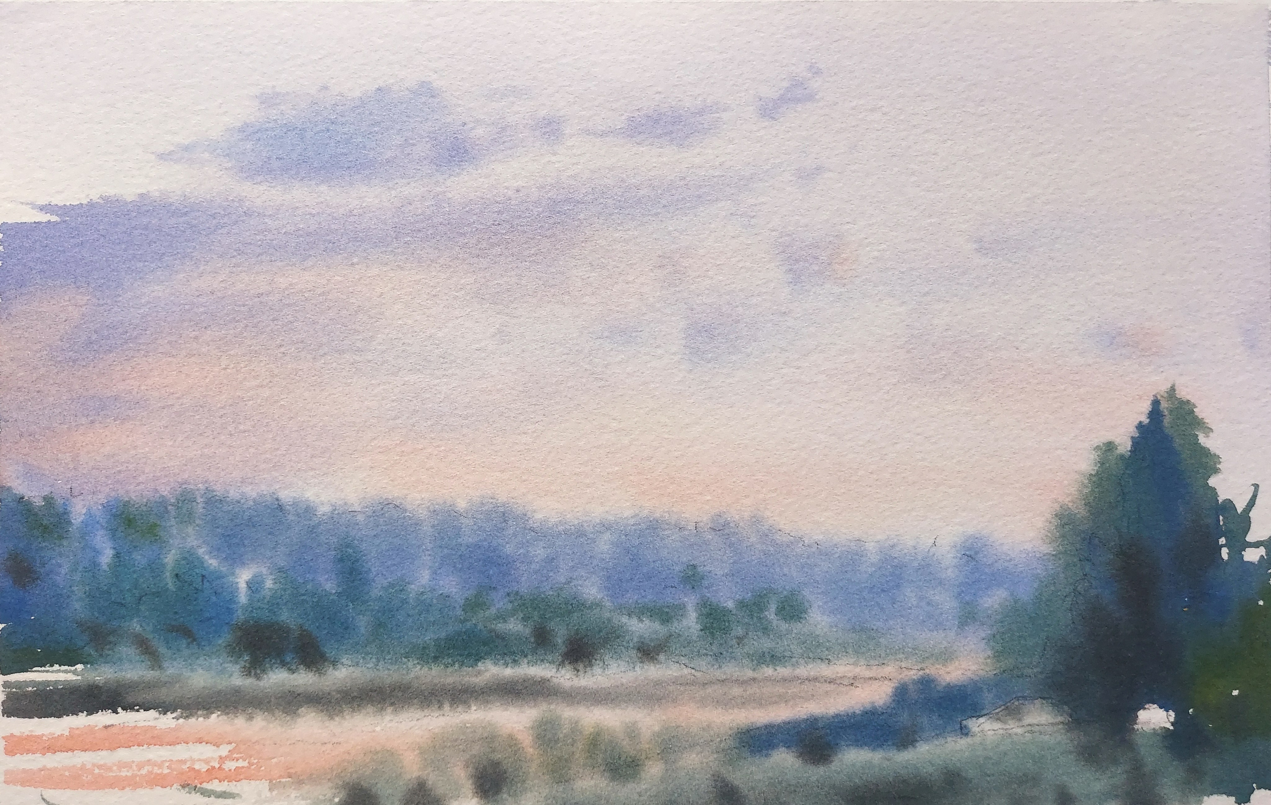 Tomsk Suburbs, Near the Blue Rock | July 2024 | A4