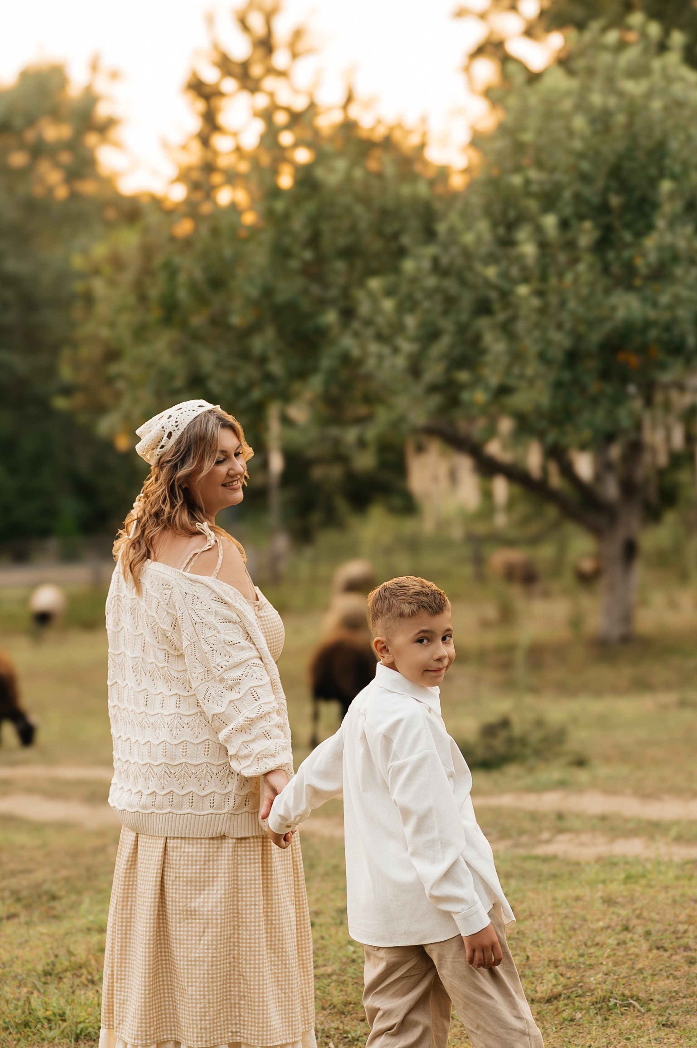 Семейная фотосессия на ферме. Свадебный и семейный фотограф в Краснодаре Алина Мельник