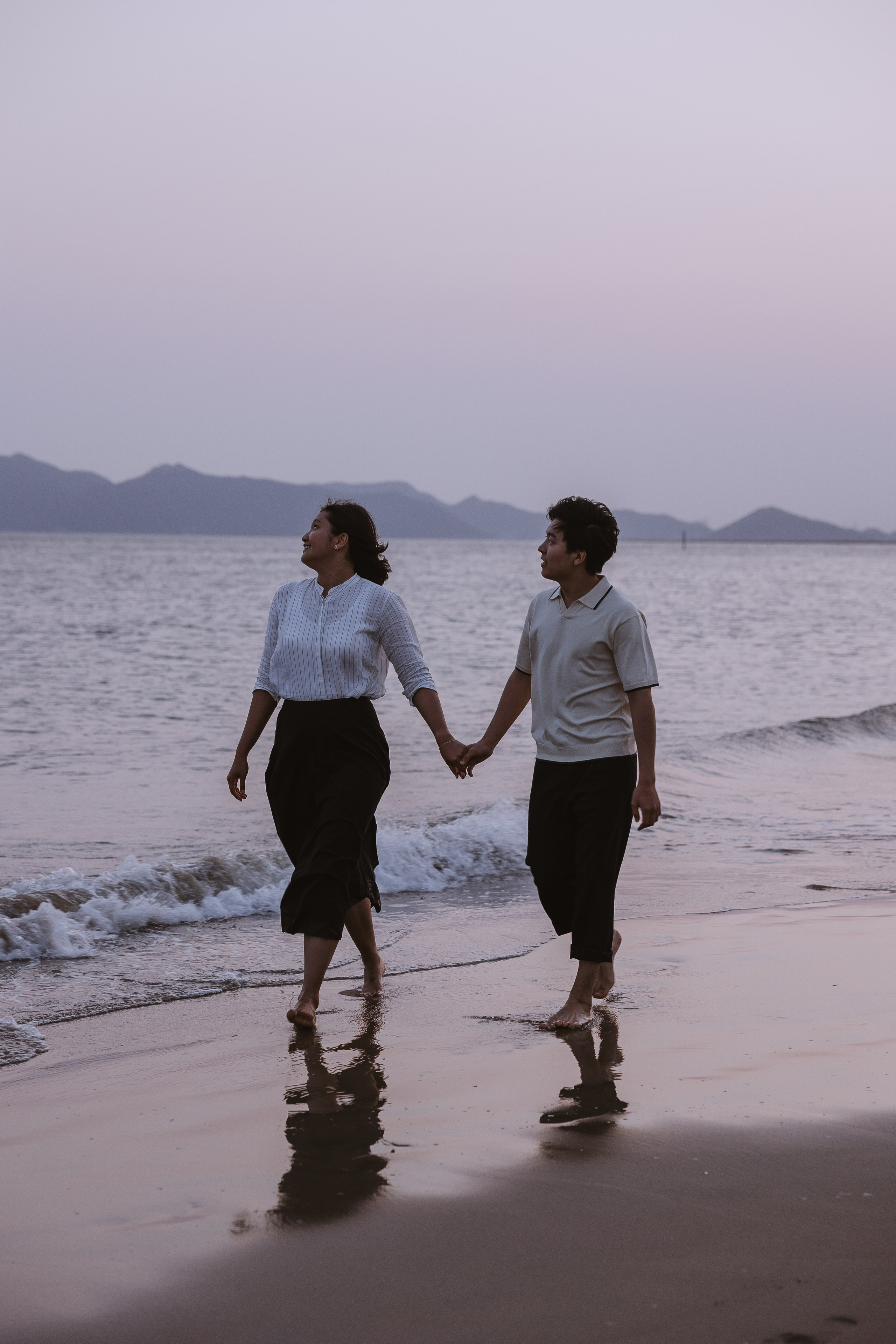 This is an evening walk of lovers. Your photographer in Busan (South Korea) Aleksandra Anufriy