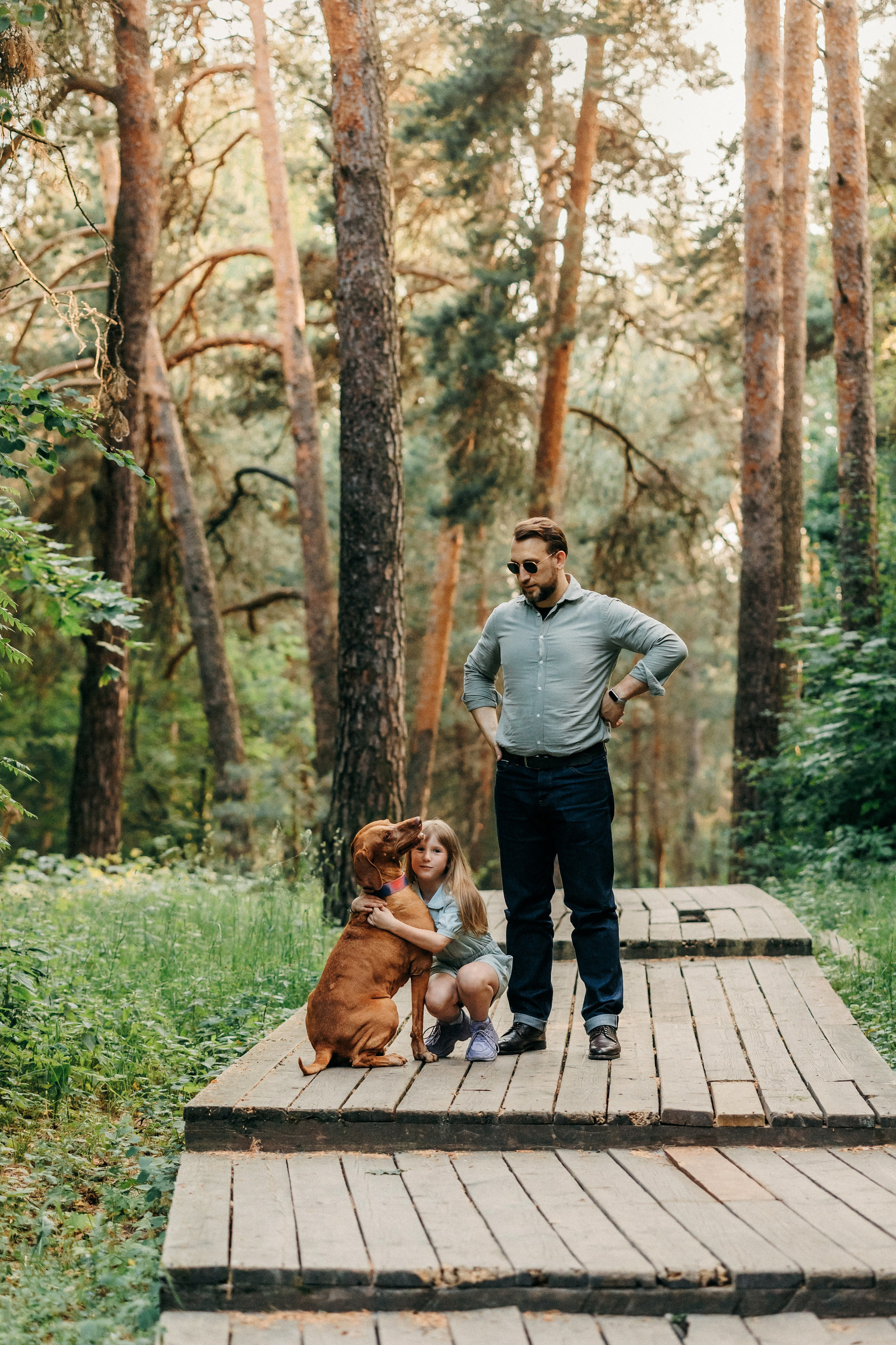 Марина, Глеб, Мая и Чили. Фотограф-анималист Елена Радченко, Москва