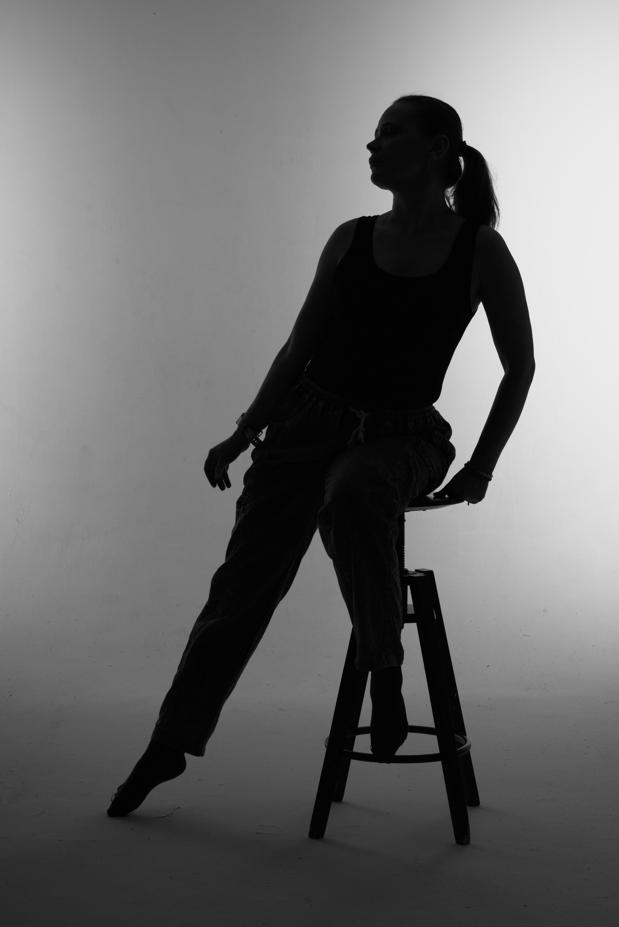 Игра с тенью чб. Мир глазами Саши Д