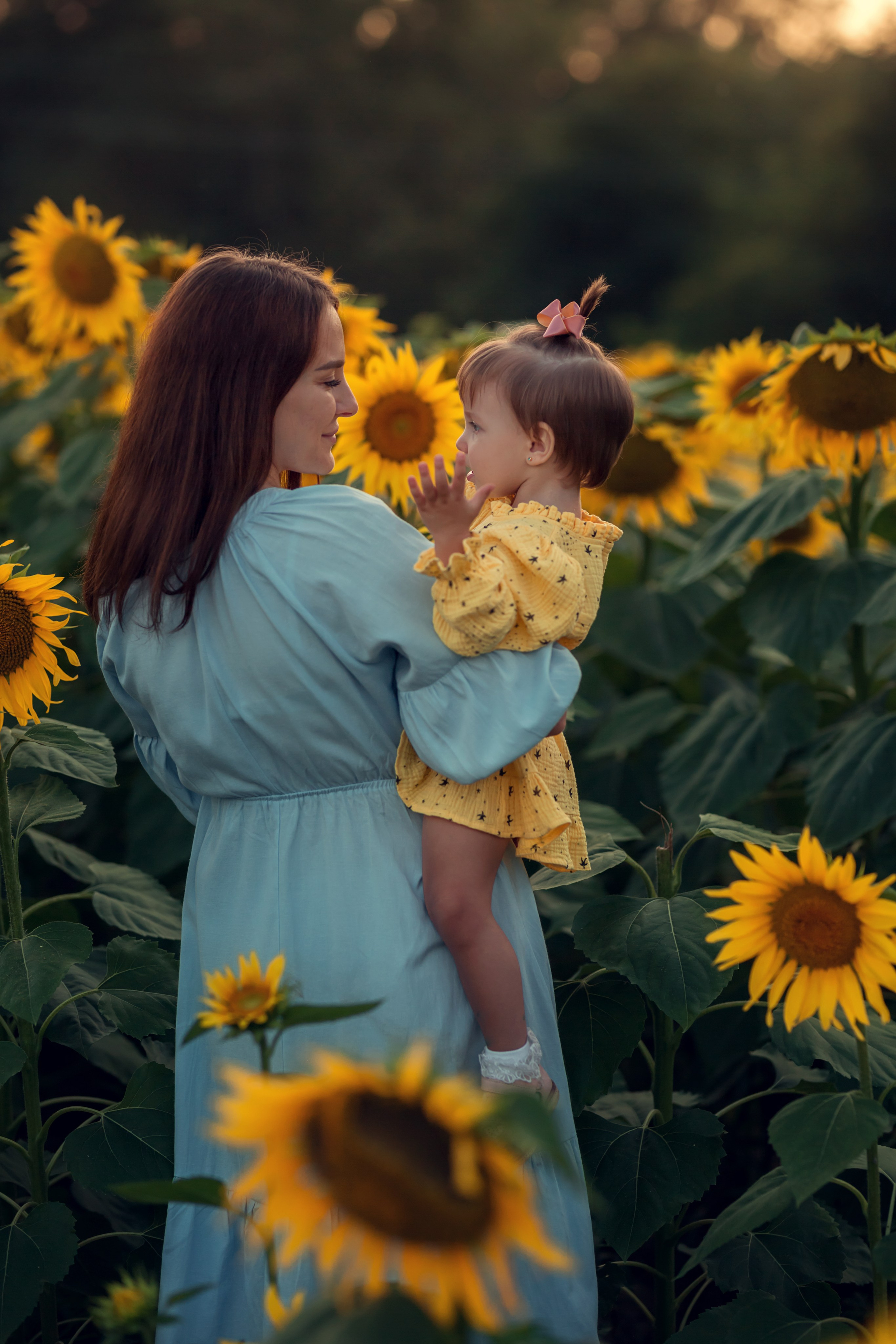 Подсолнухи. Семейный и детский фотограф Екатерина Савёлова