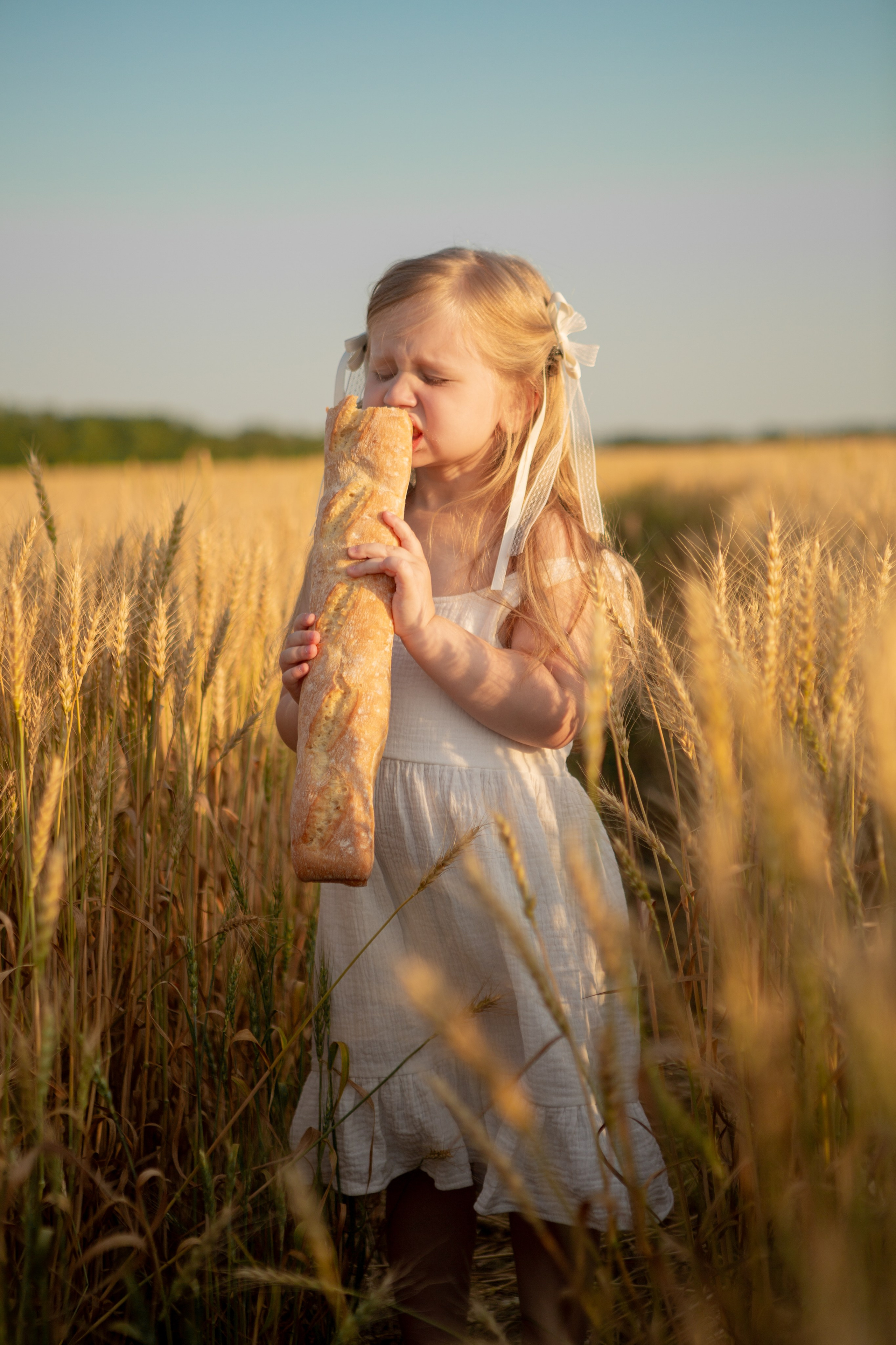 Детская в поле. Семейный фотограф в Новопокровской, Тихорецке и Краснодаре Чугусова Марина
