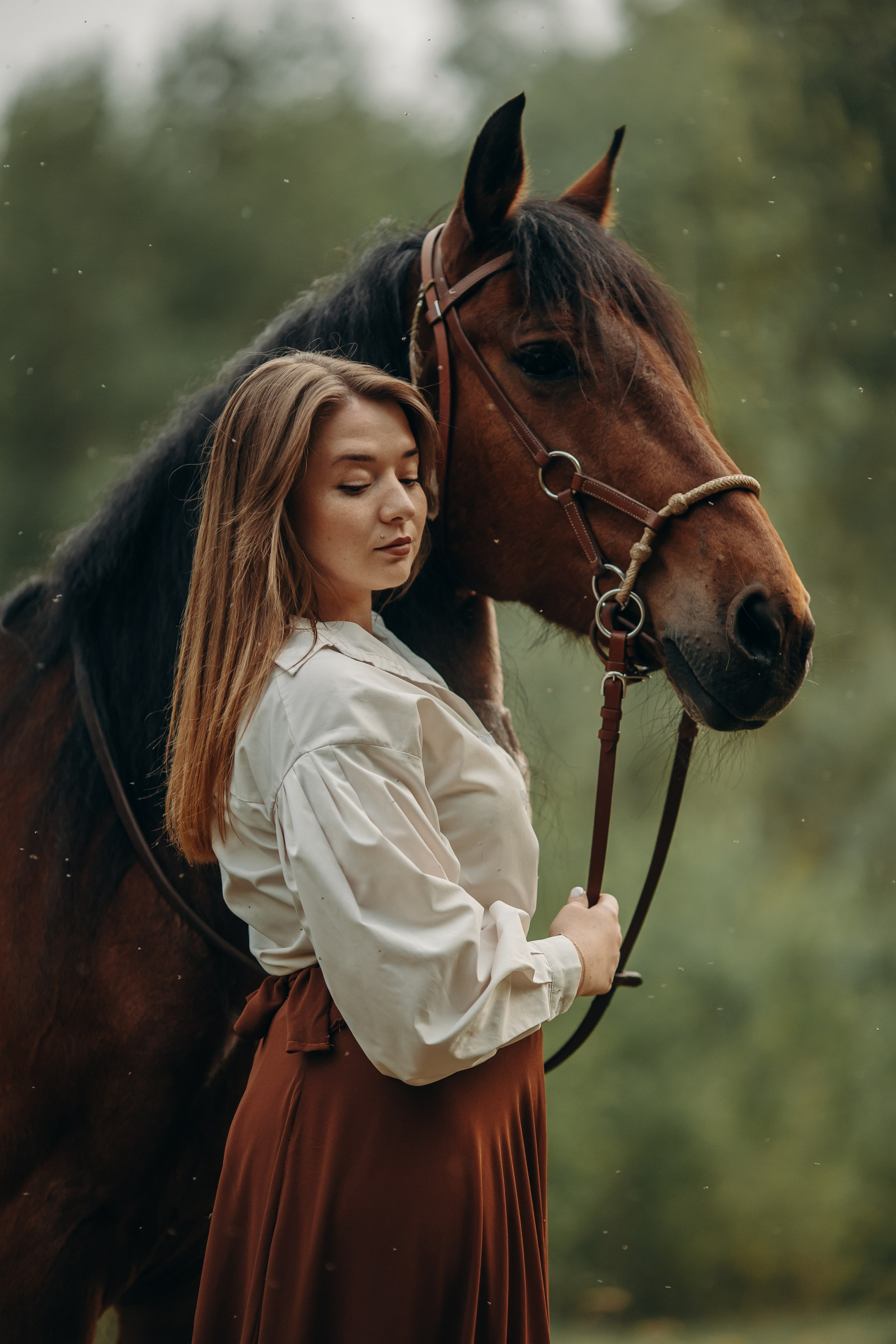 Ксения и Талисман. Анна Молчанова конный фотограф в Тюмени | фотосессии с лошадьми Тюмень