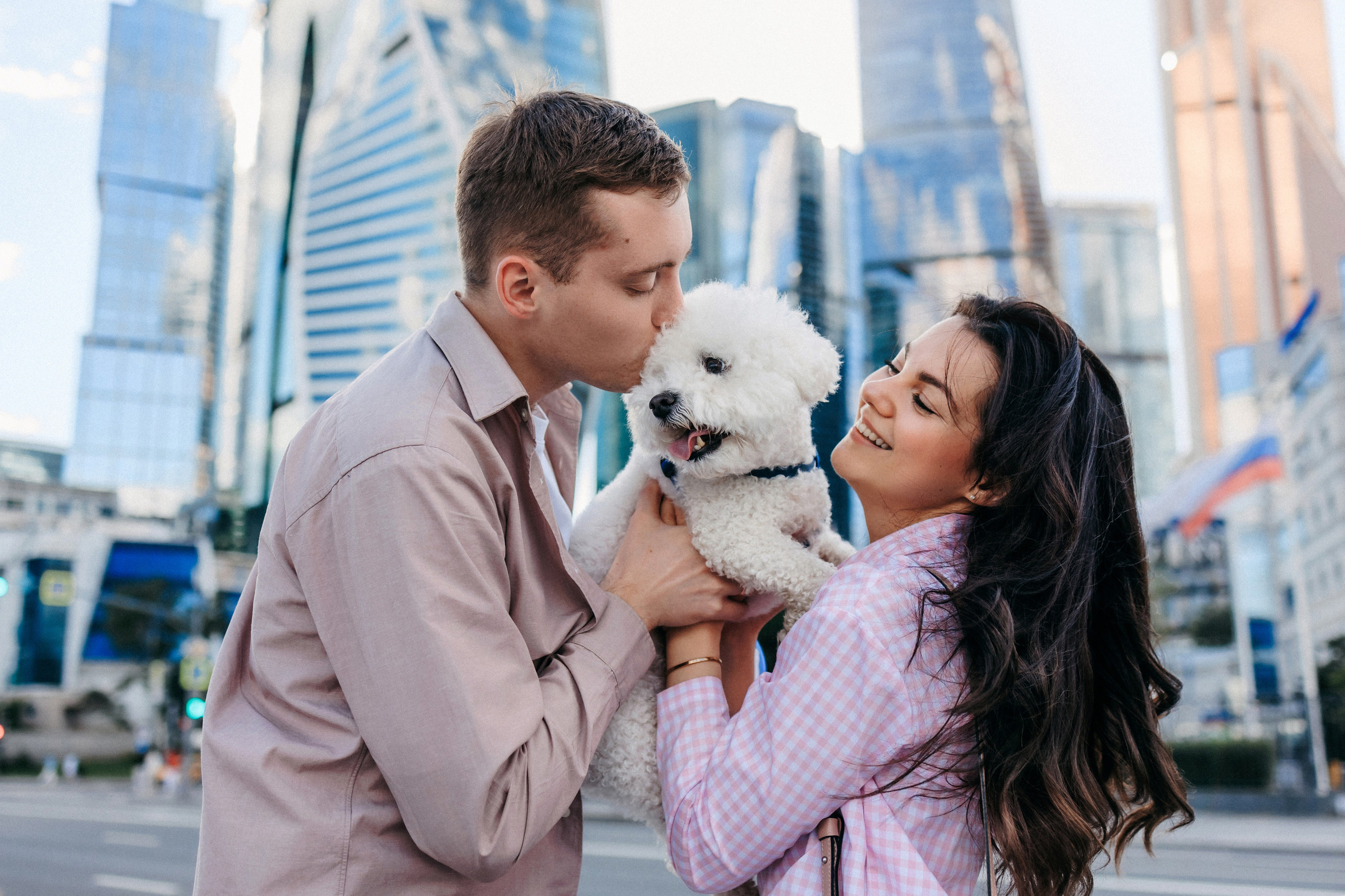 Марина, Данил и Бруно. Фотограф-анималист Елена Радченко, Москва