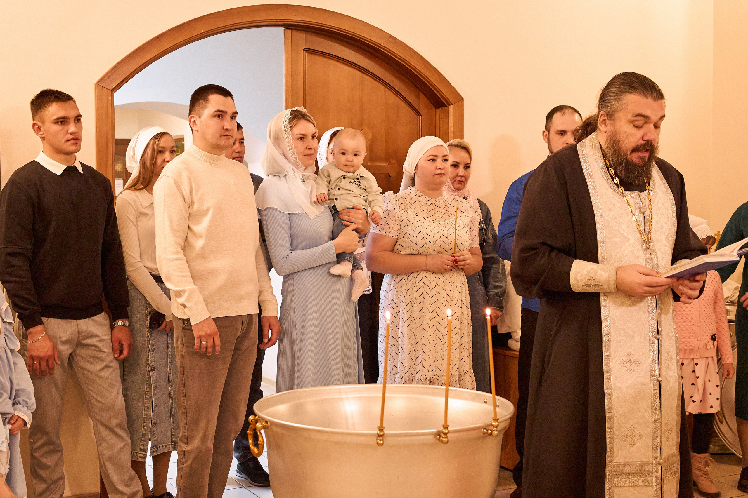 Крещение Церковь Андрея Первозванного. Фотограф Анастасия Лёвушкина