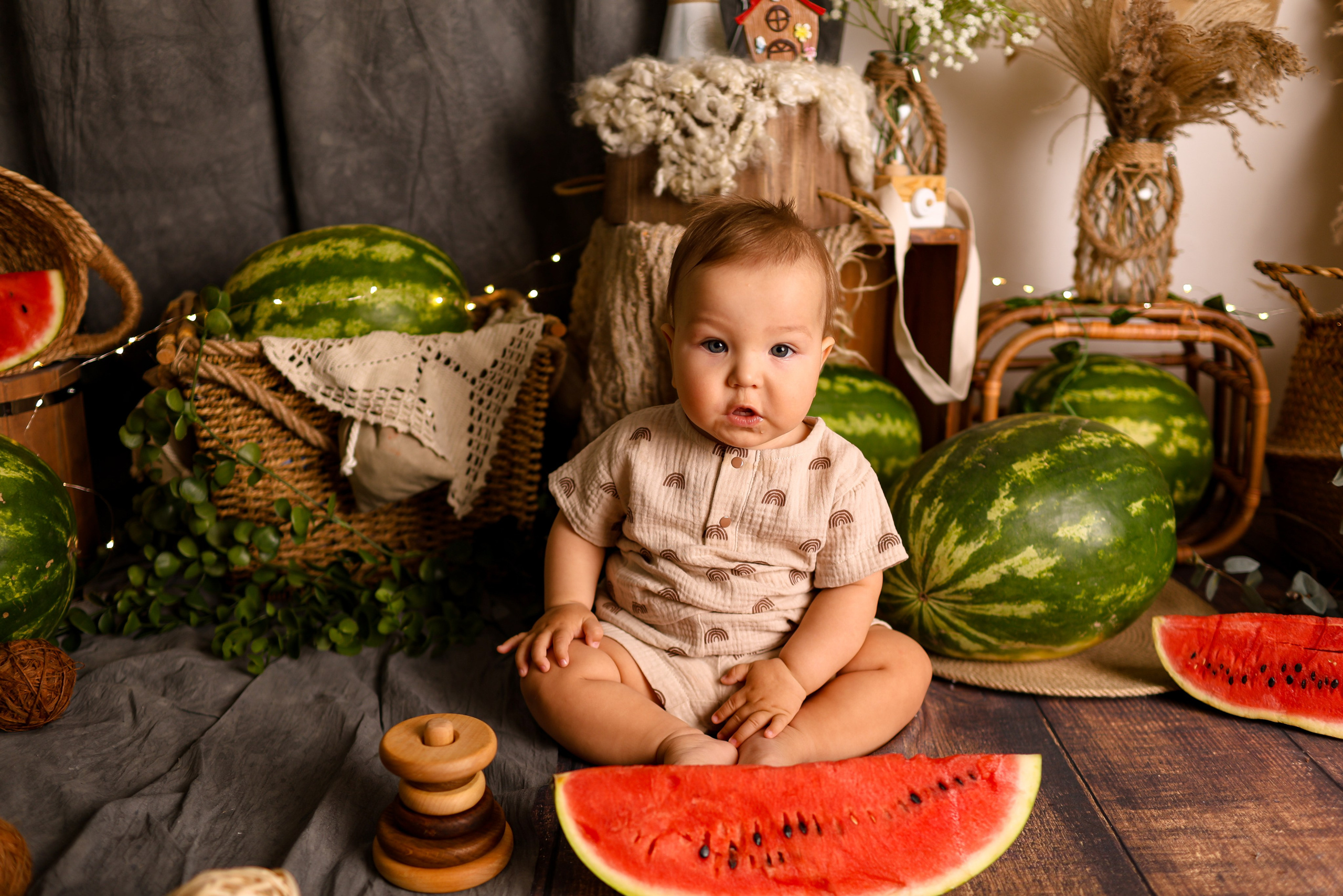 Годовасики. Нина Зеленева фотограф новорожденных