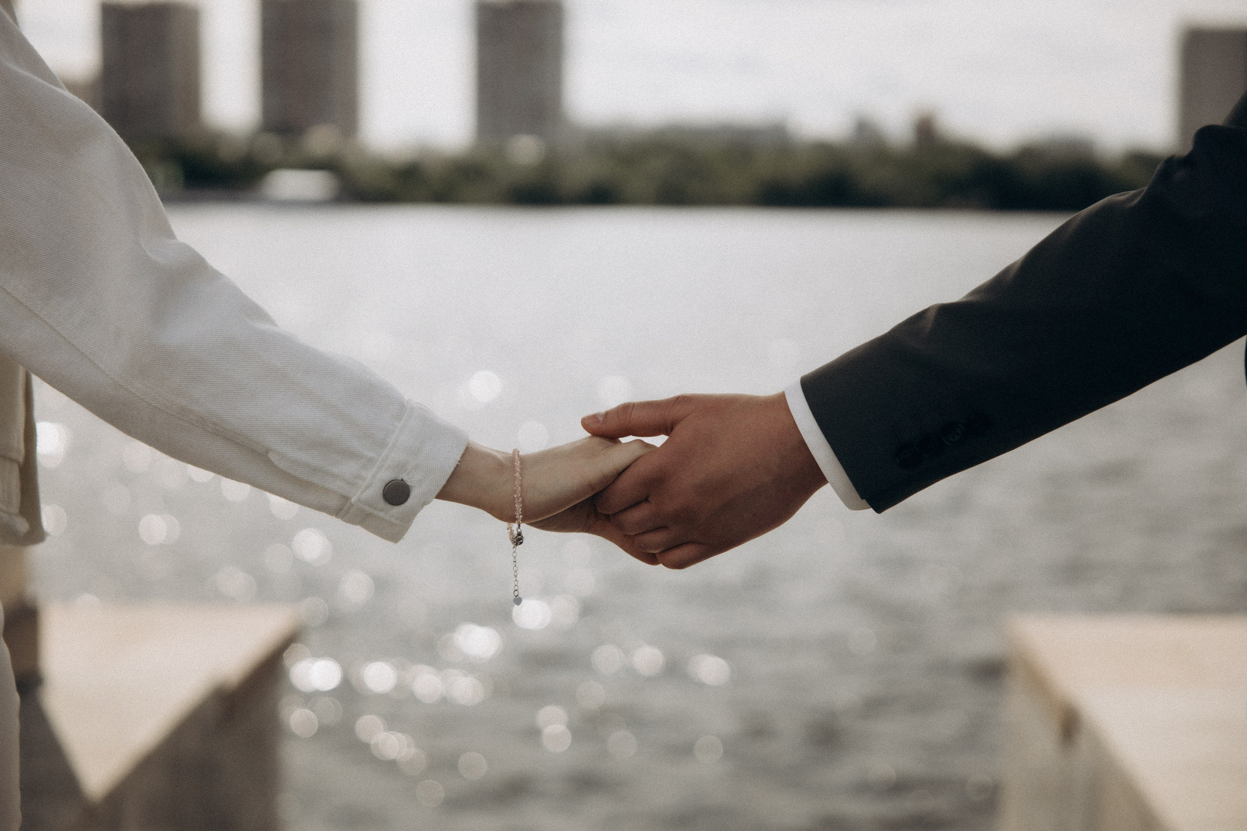 Свадебная фотосессия на Речном вокзале города Москвы