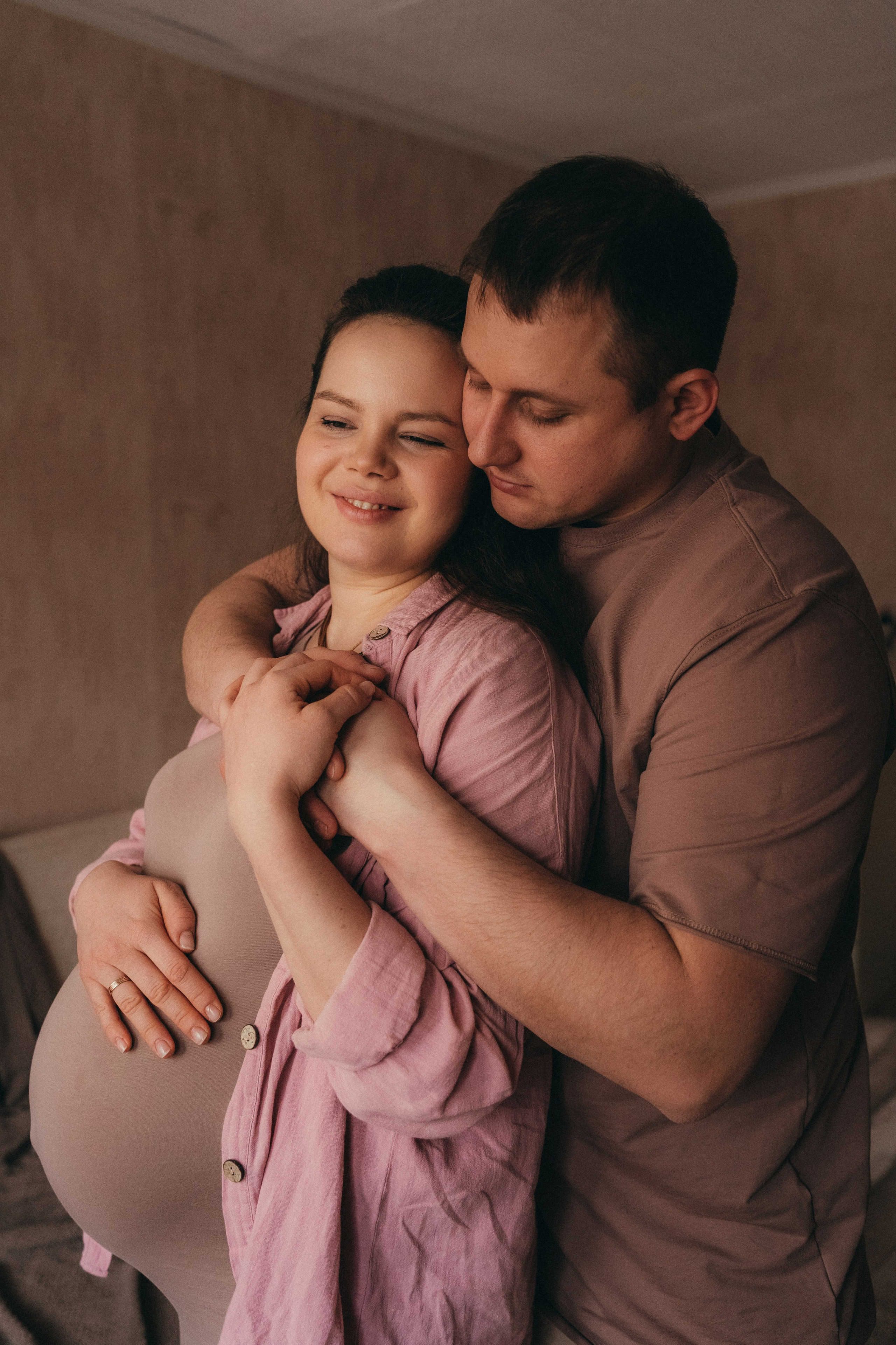 Вика, Женя и Ника. Семейный фотограф • Домашние съемки в Нижнем Новгороде