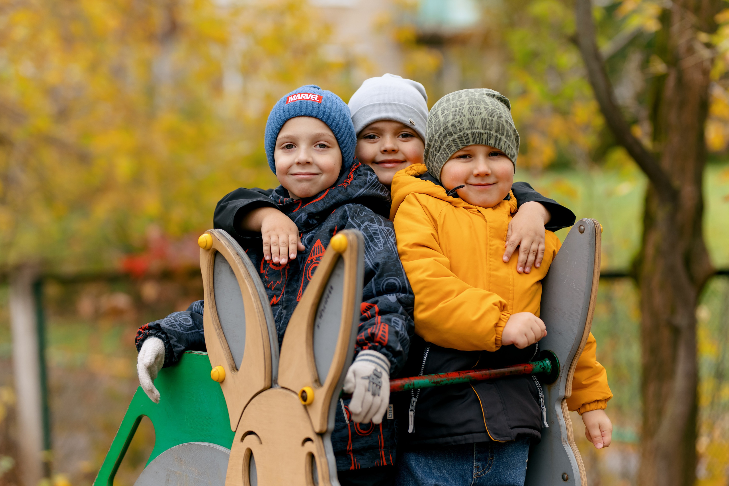 Осень в садике. Свадебный и семейный фотограф в Туле и области Маша Костина