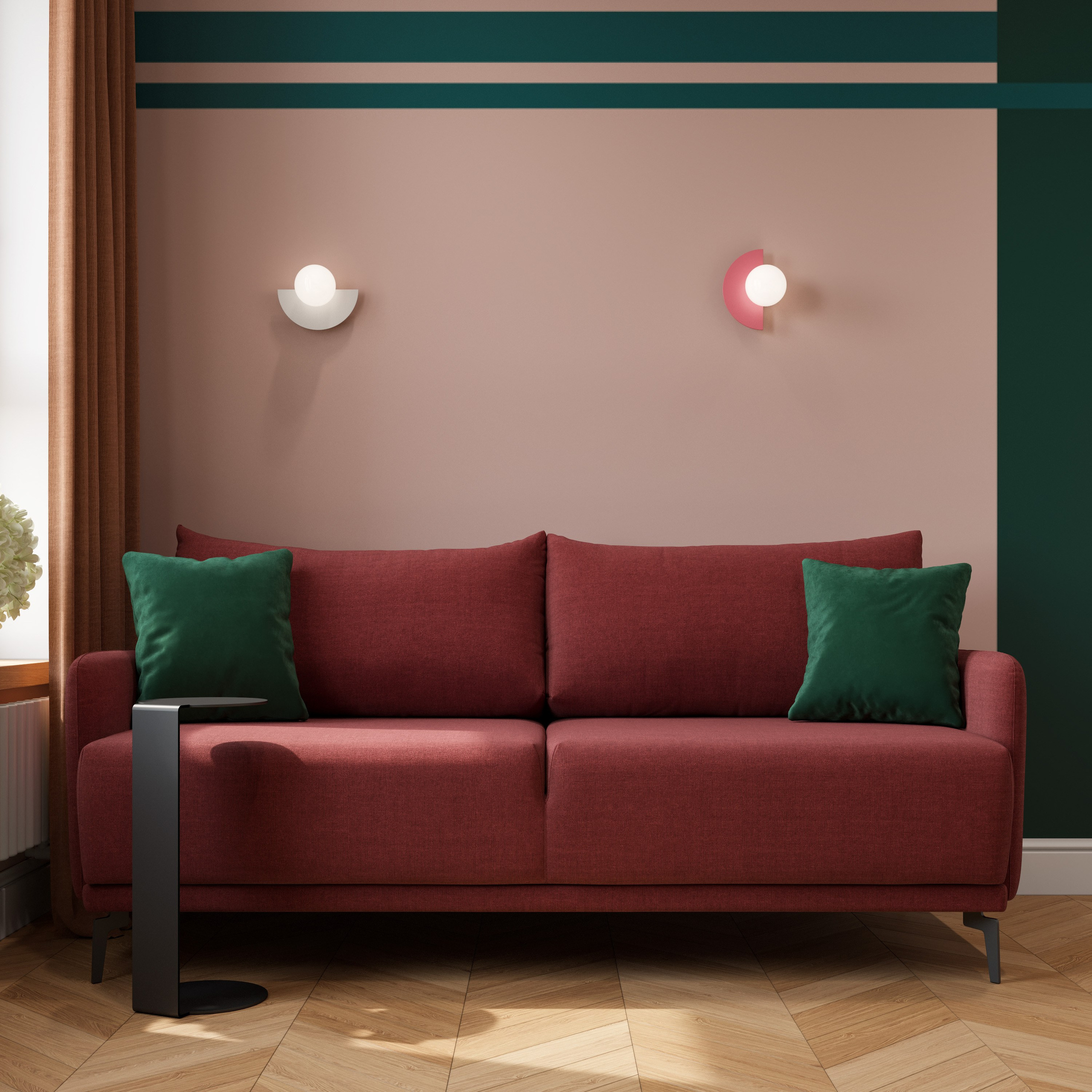 3D Визуализация Квартиры в Стиле Современная Классика с Яркими Цветами | Портфолио. Визуализатор интерьера в Москве | Брагин Кирилл