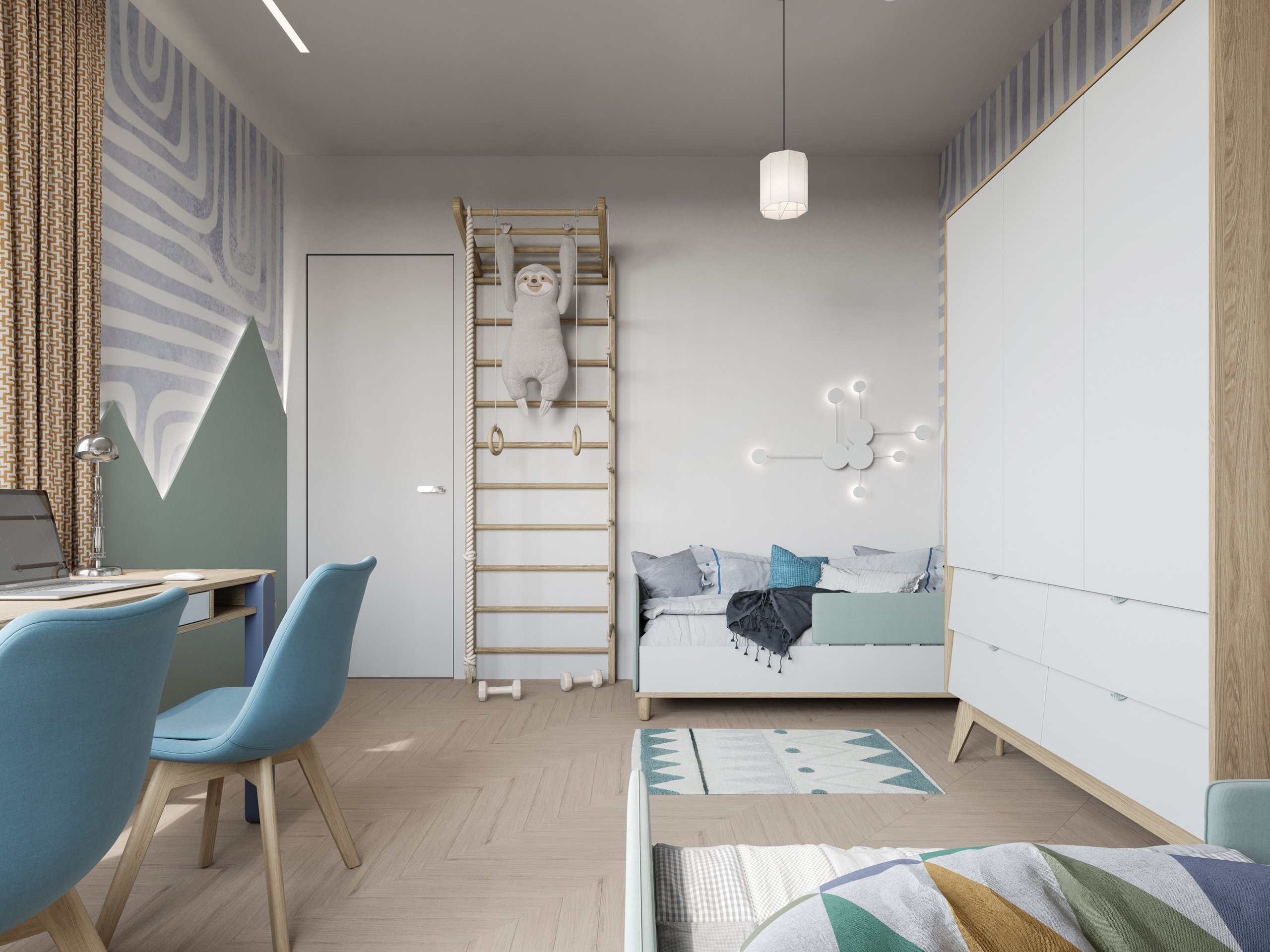 Пастельная Гамма в Минимализме: 3D Визуализации Интерьера Квартиры. Визуализатор интерьера в Москве | Брагин Кирилл