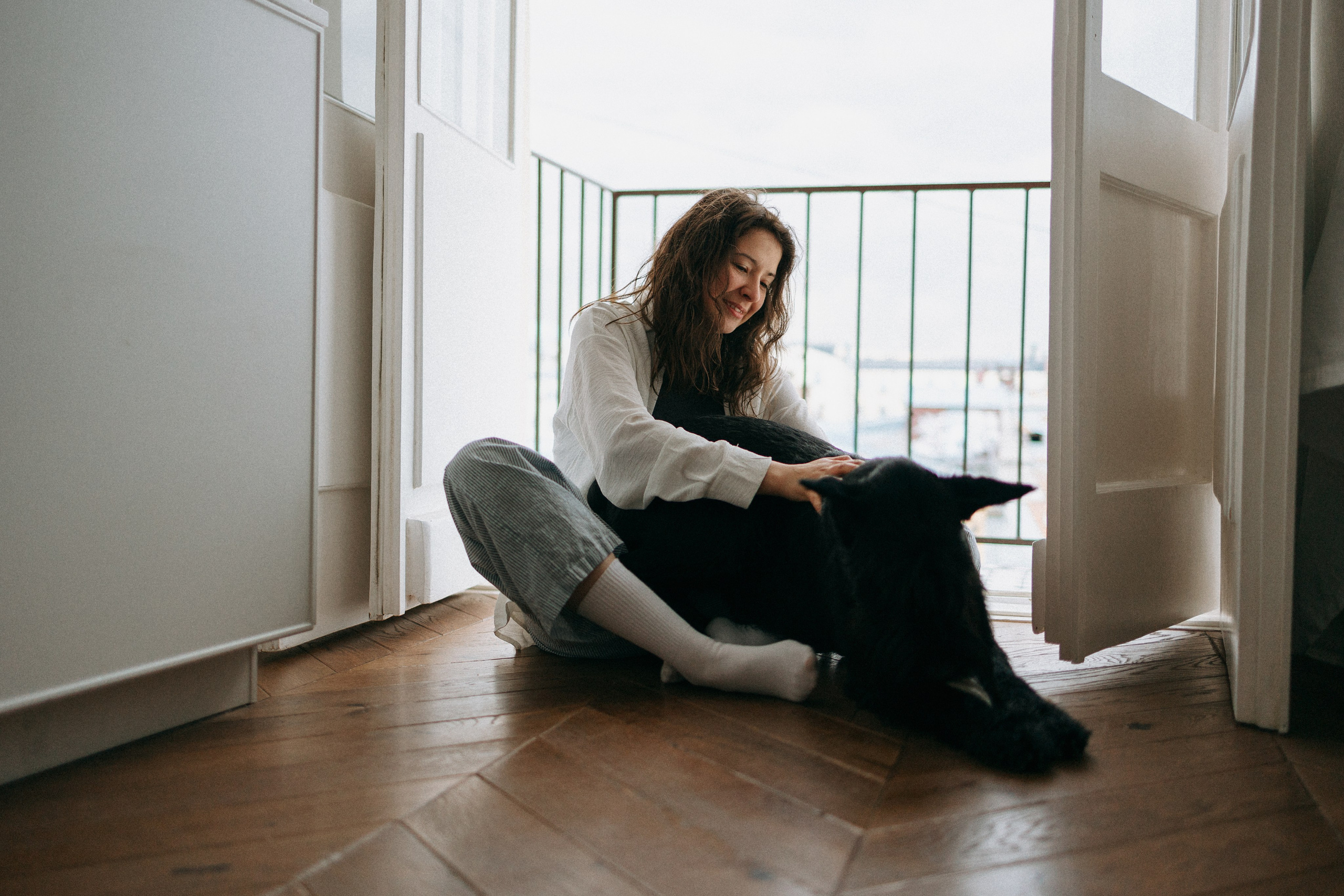 Умбра и Даша. Фотограф анималист Анастасия Пикей