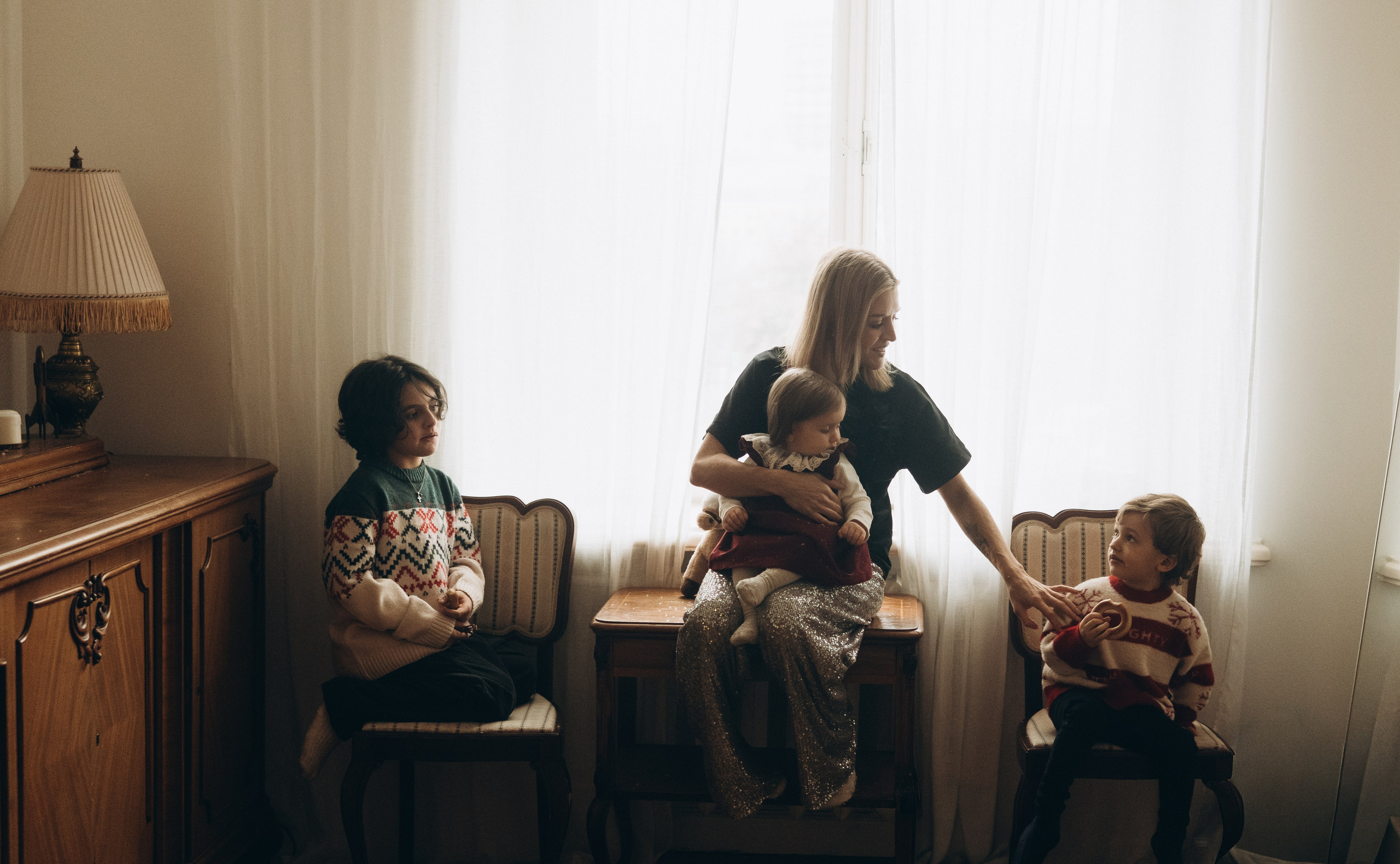 Годик или Ретро Новый год. Семейный, ньюборн фотограф, фотограф на роды в Москве, Виктория Тюльдюкова