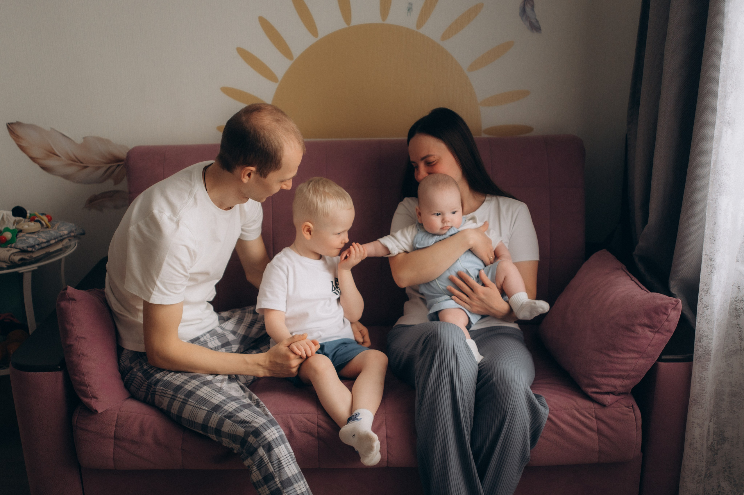 Дима, Оля, Аня, Ваня. Семейный фотограф в Санкт-Петербурге Александра Милованова