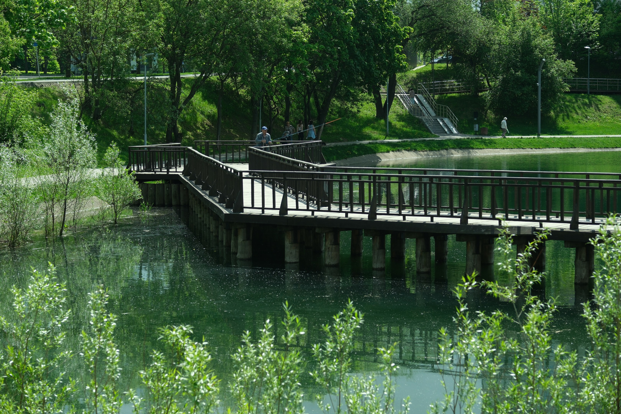 Кировоградские каскадные пруды 2024. Улица, люди, жизнь…