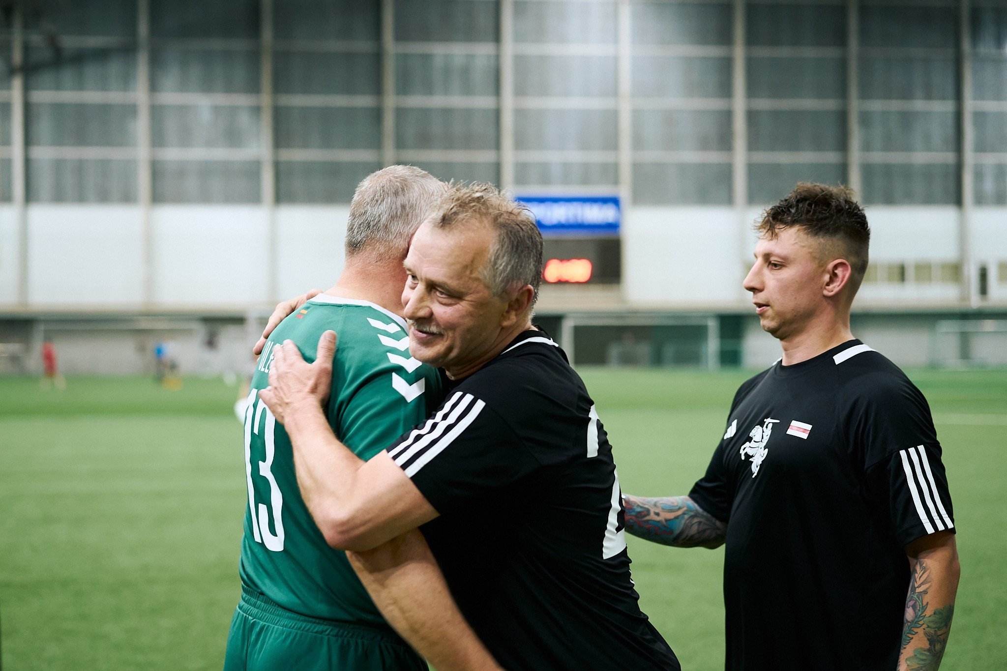 Friendly football match: Seimas of the Republic of Lithuania vs. Sviatlana Tsikhanouskaya’s Office. Photographer in Vilnius
