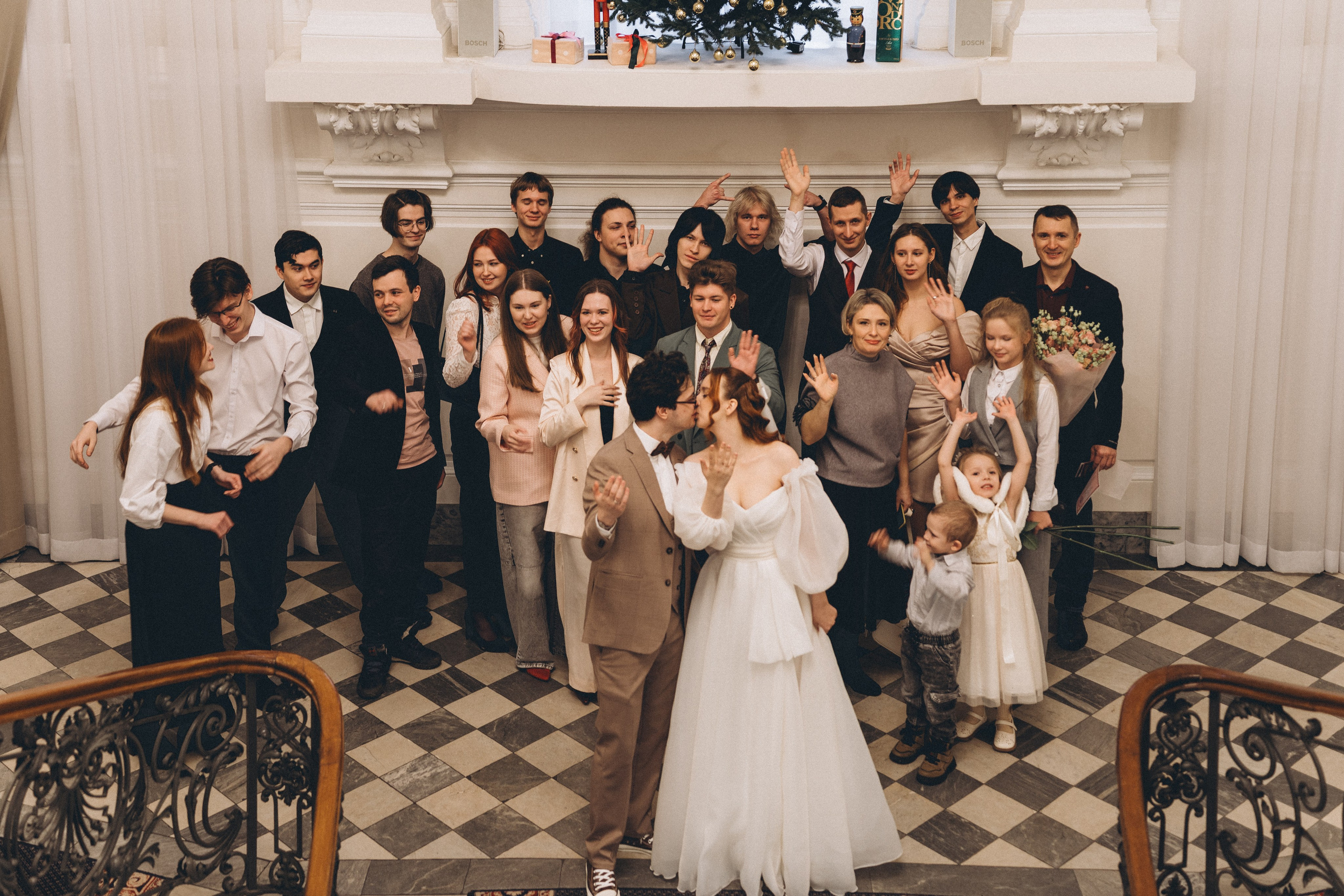 СВАДЕБНАЯ СЬЕМКА ВО ВТОРОМ ДВОРЦЕ С ГОСТЯМИ И ПРОГУЛКА В ТАВРИЧЕСКОМ САДУ. Профессиональный фотограф, Санкт-Петербург — Виктория Богомолова