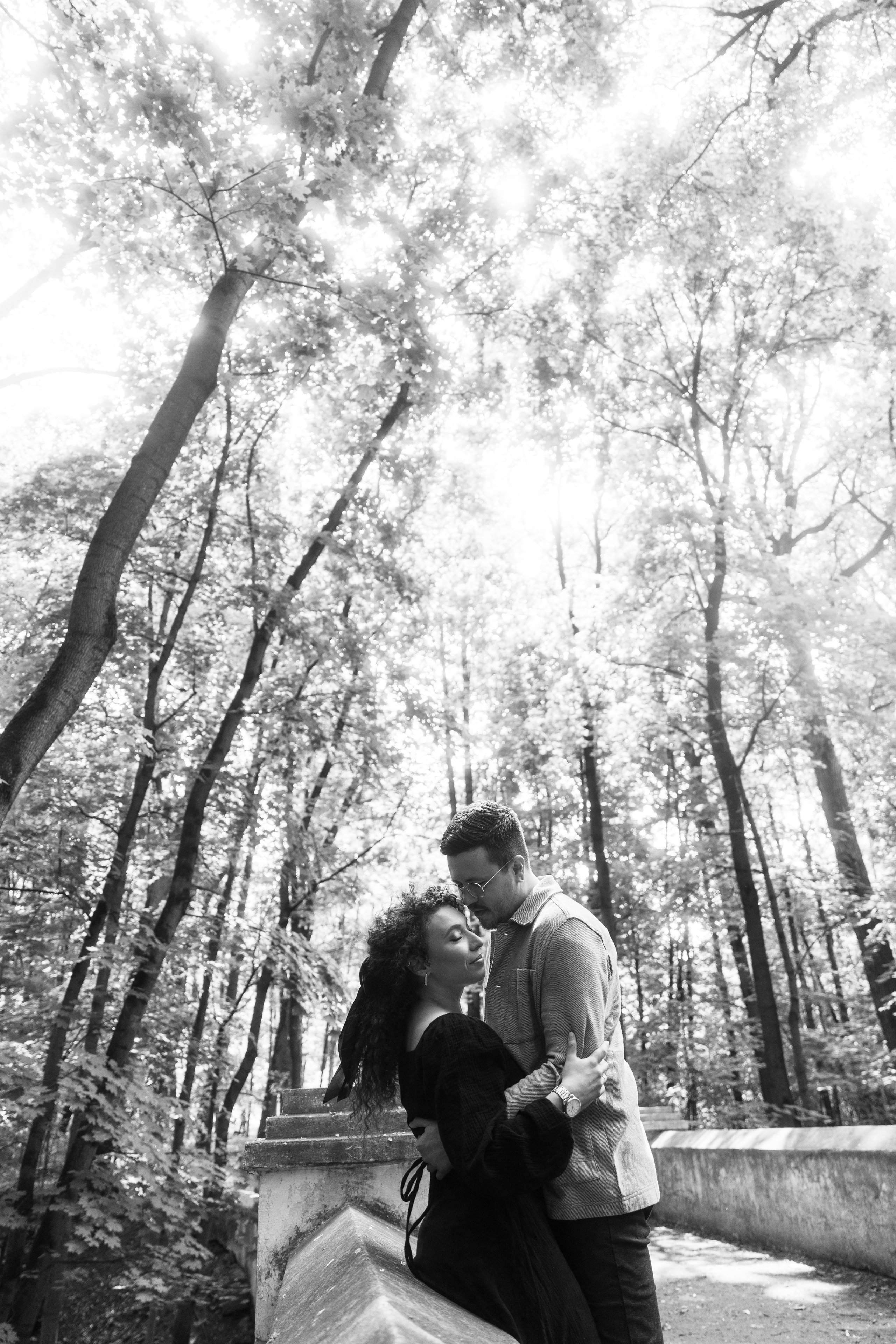 Love Story Олега и Майи в Московском парке. Саша Потапкин Фотограф. Сочи, Екатеринбург, Москва