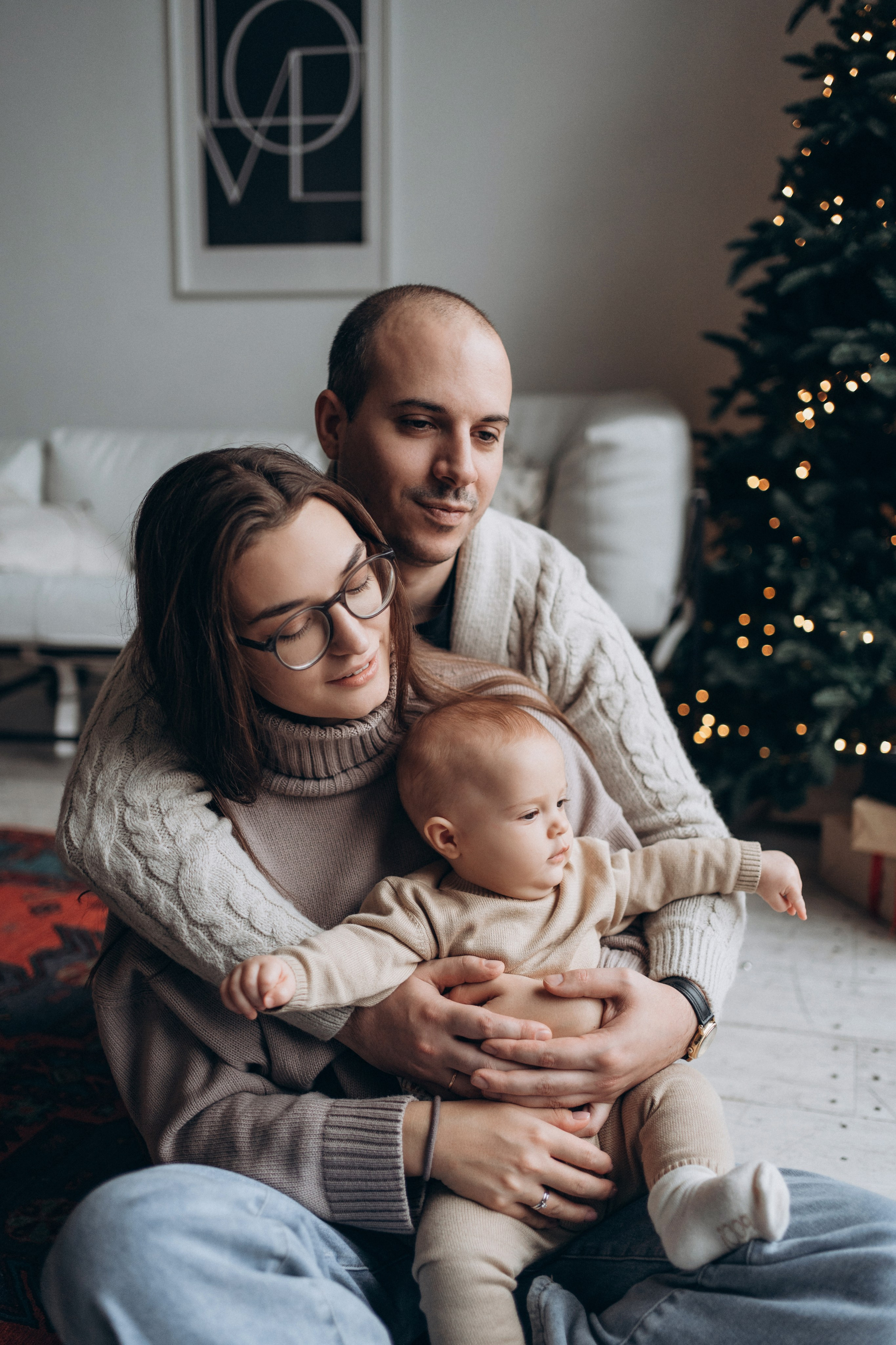 Рождественская история. Фотограф новорожденных и малышей до года в Москве Анастасия Соколова