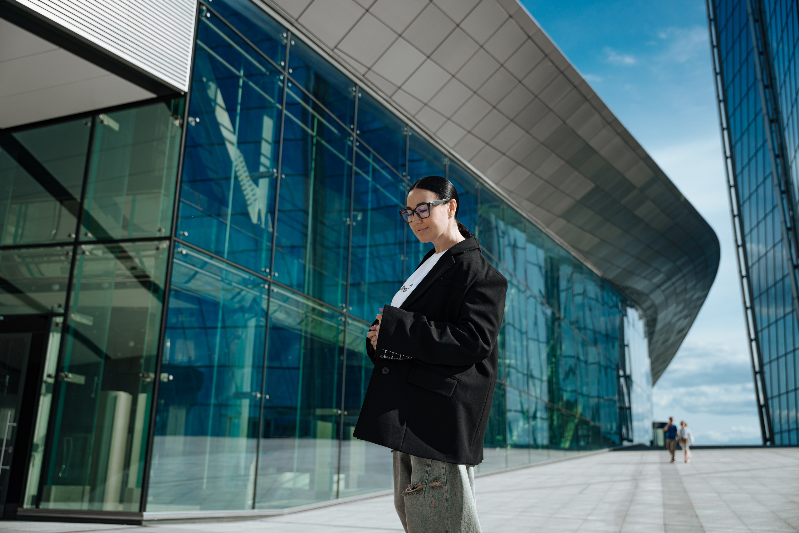 Елена. Лахта центр. Портретный фотограф в Санкт-Петербурге Дмитриева Наталия