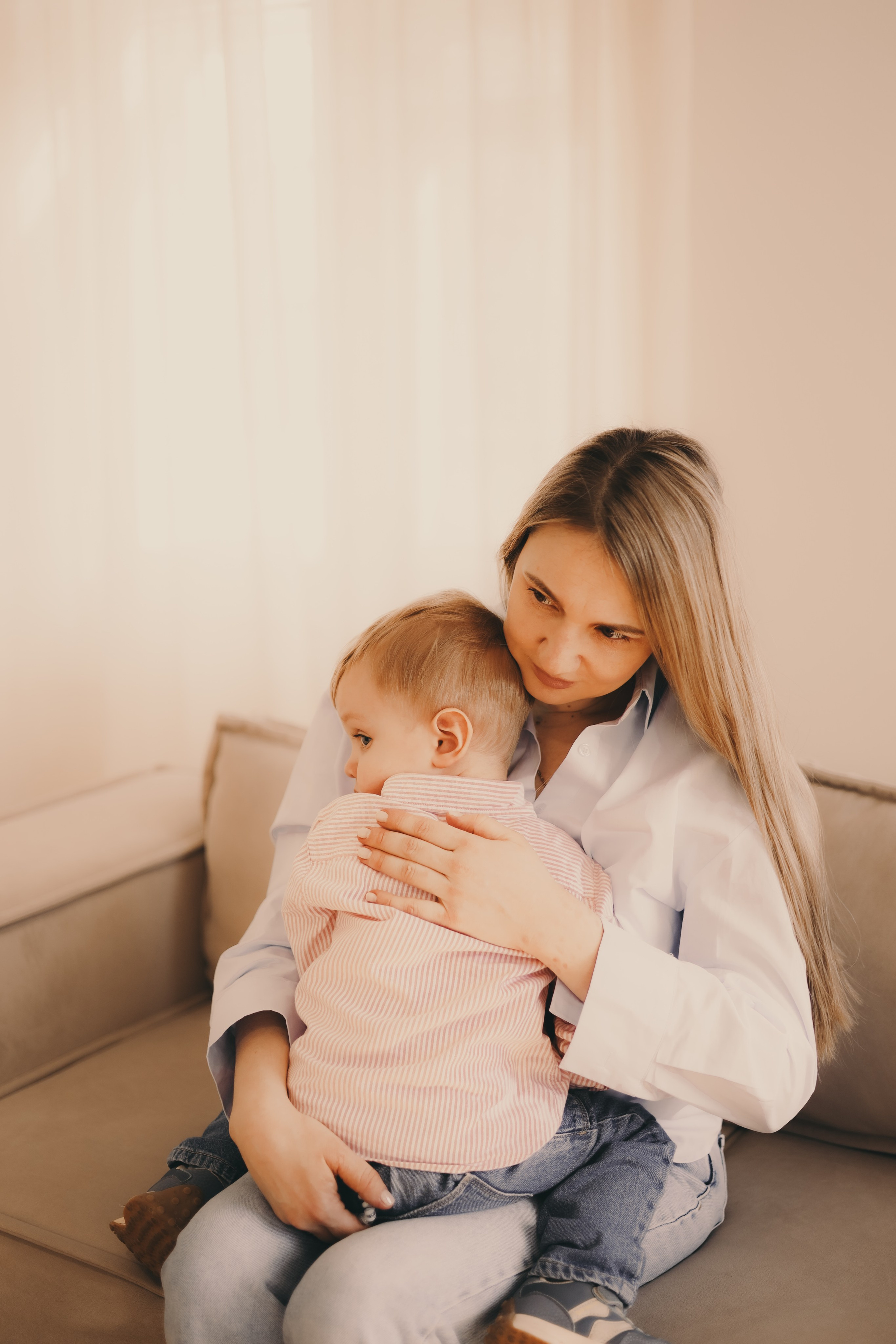 Два малыша и их мама. Фотограф Мария Лаенко