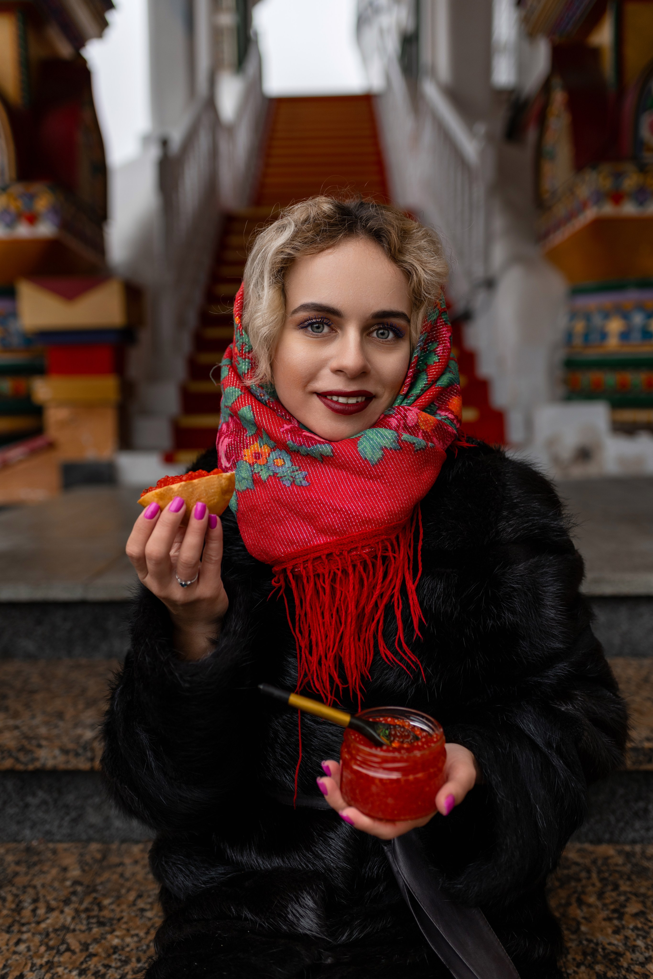 Юлия с икрой. Фотограф в Москве/Зарайске Шахова Марина