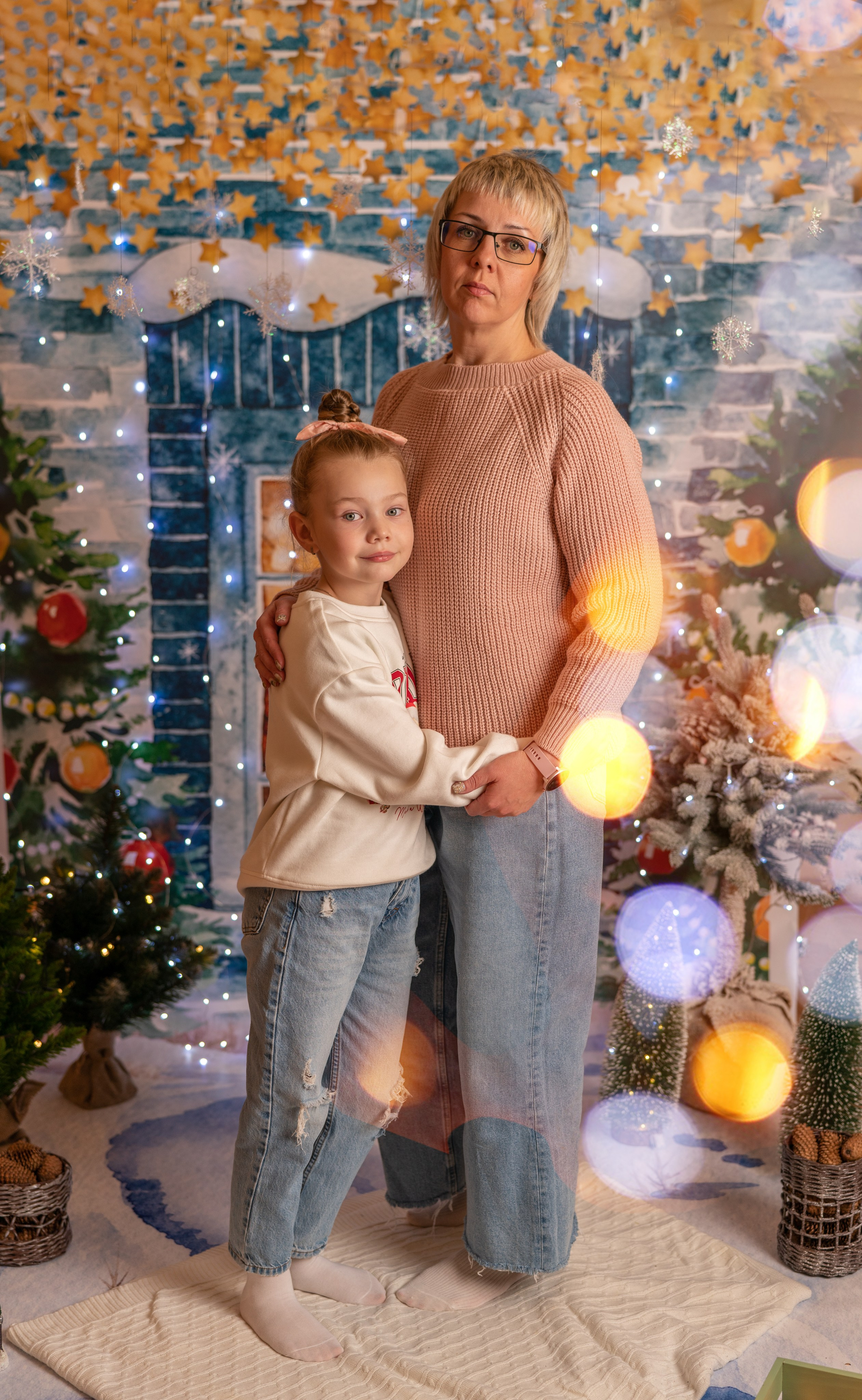 Любовь и Мирослава. Новый год. Семейный и детский фотограф Тула Ясногорск Тульская область Надежда Кукушкина