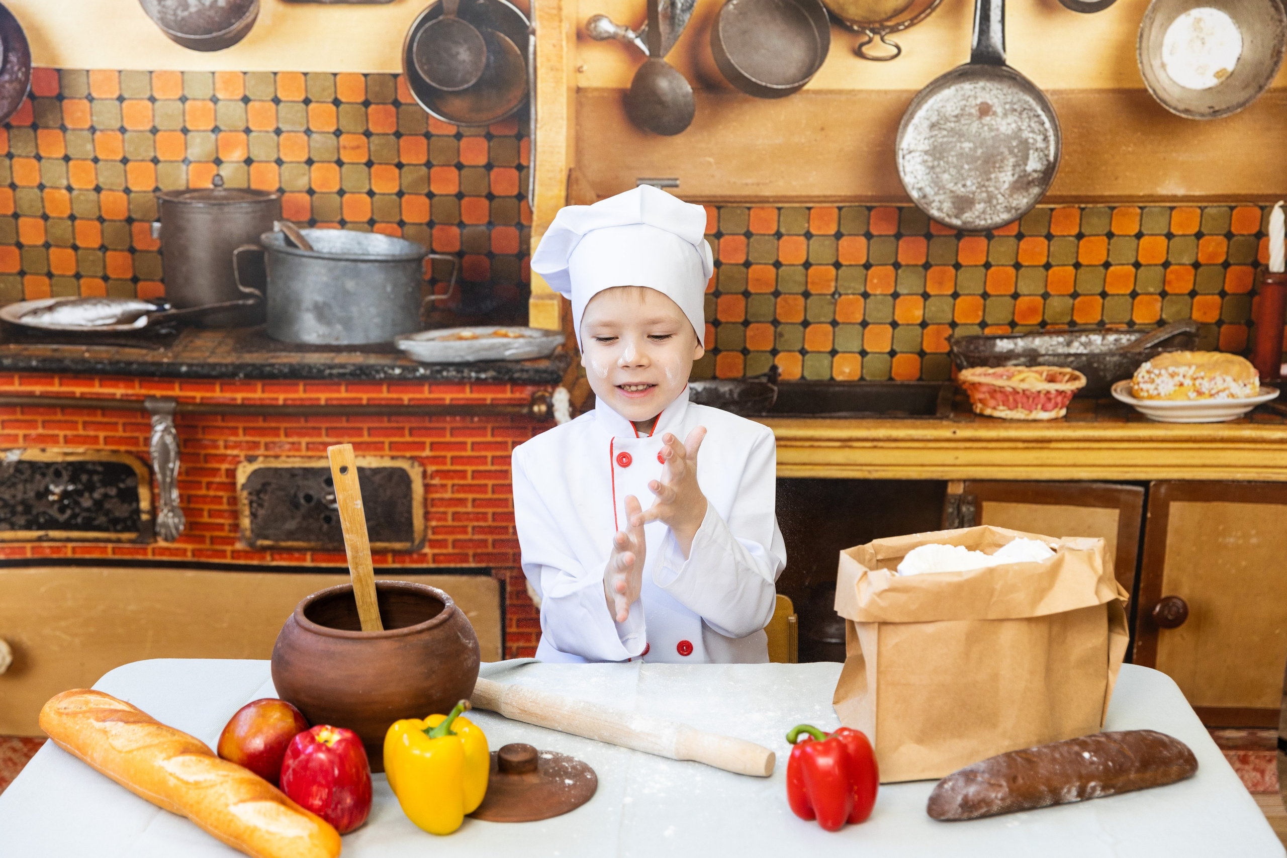 Тематическая «Поварята». Семейный, детский, школьный фотограф в Благовещенске Яна Белоусова