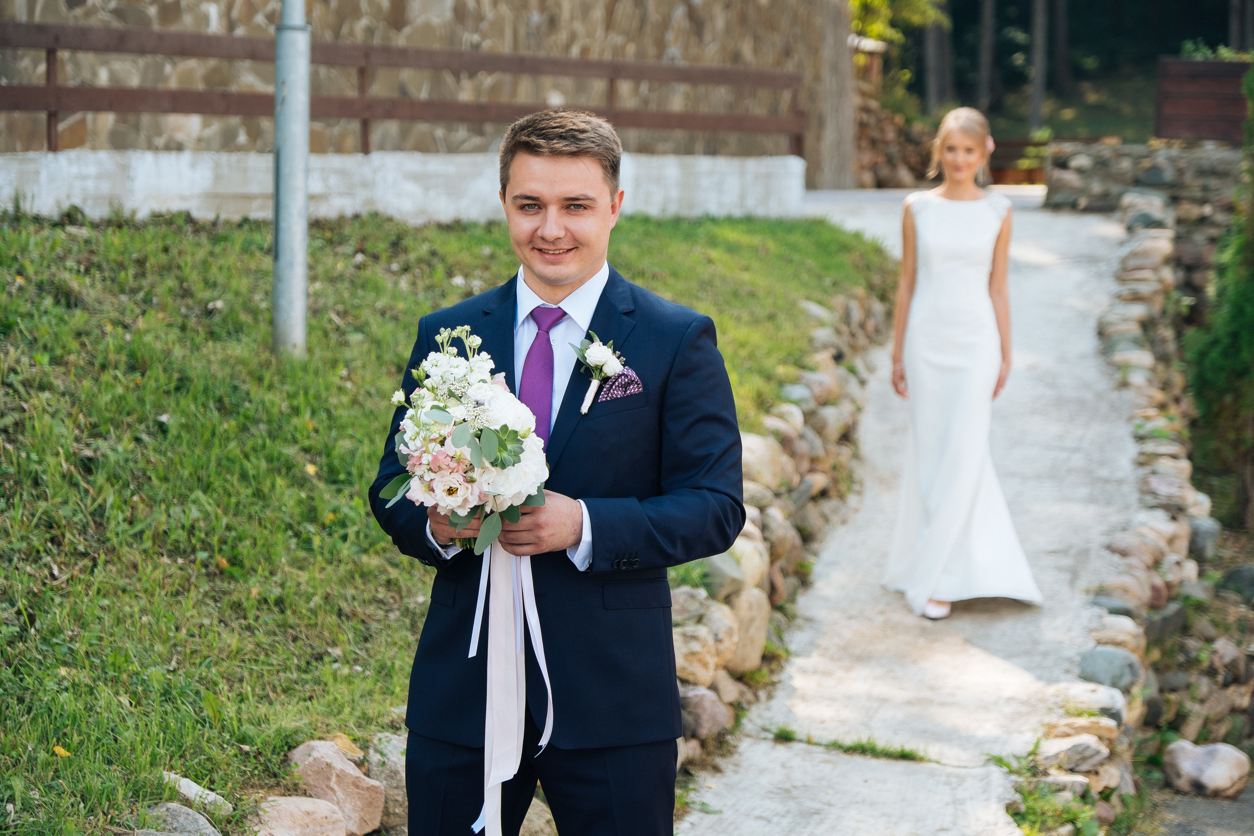 Екатерина и Антон. Свадьба за городом с выездной регистрацией. Александр Чернин. Семейный и событийный фотограф