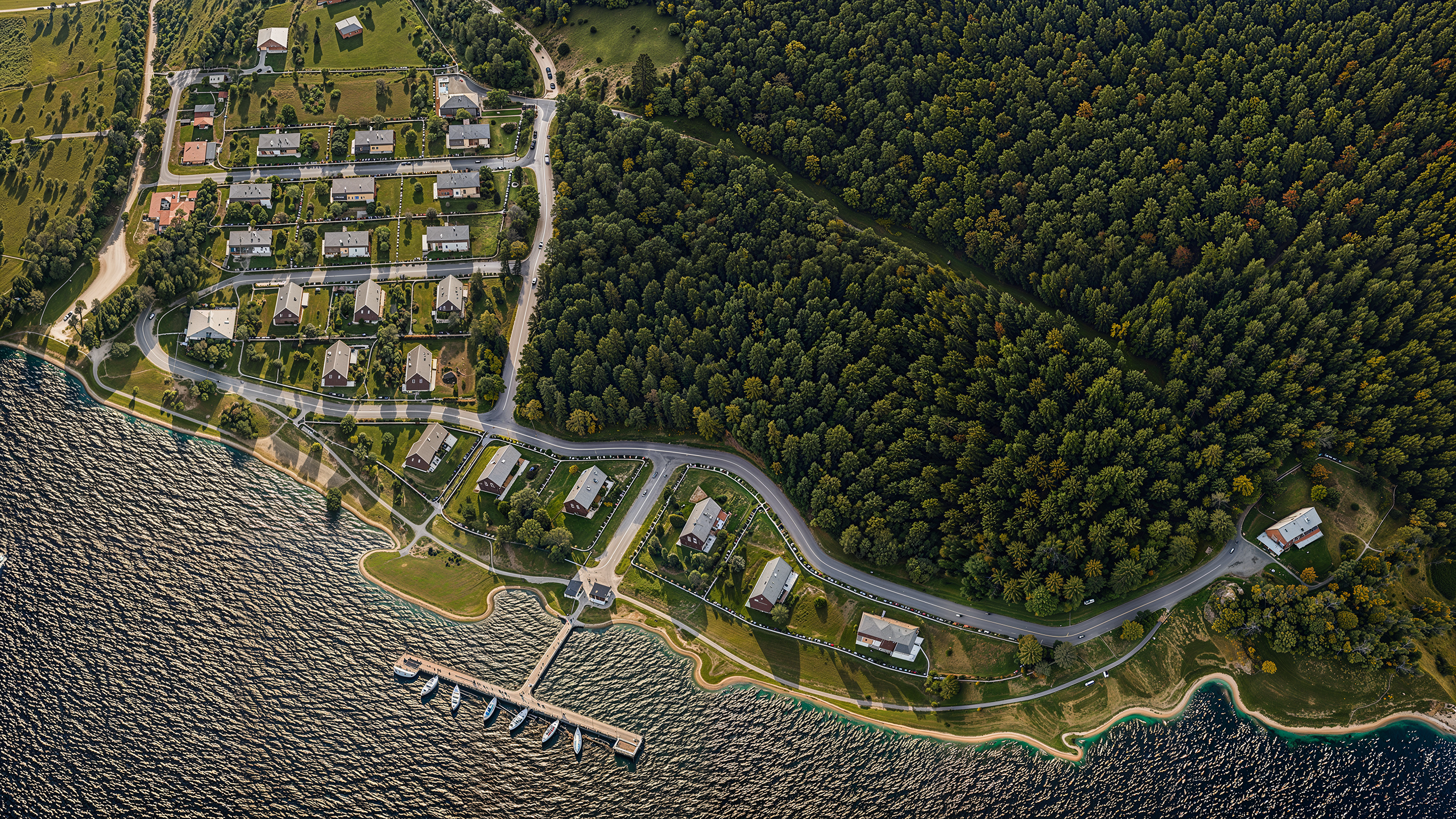 Визуализация генерального плана базы отдыха. Студия 3d визуализации Arcviz