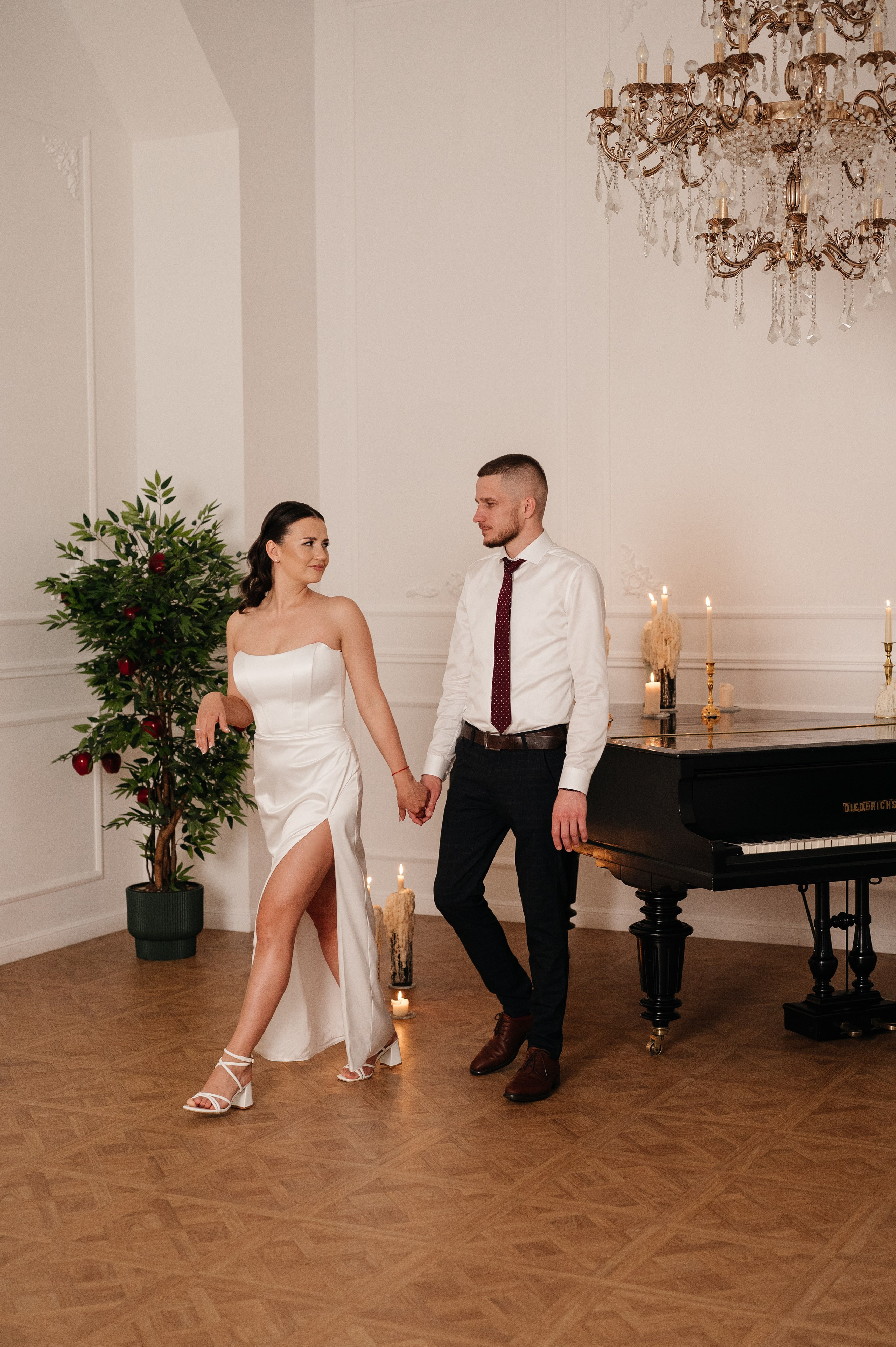 Свадебная фотосессия в студии. Свадебный и семейный фотограф в Краснодаре Алина Мельник