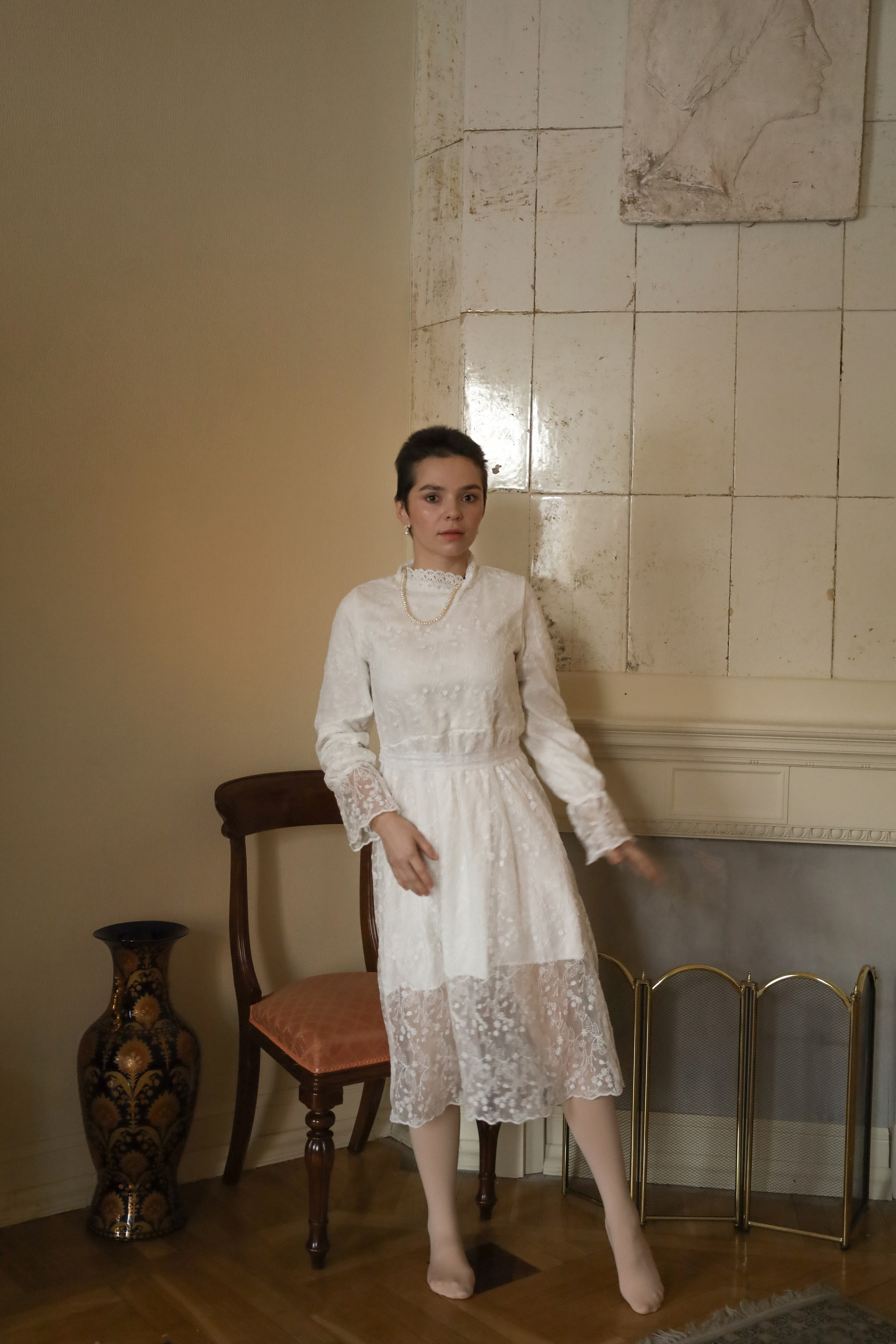 Актриса в особняке. Фотограф Химки Анна Татарских