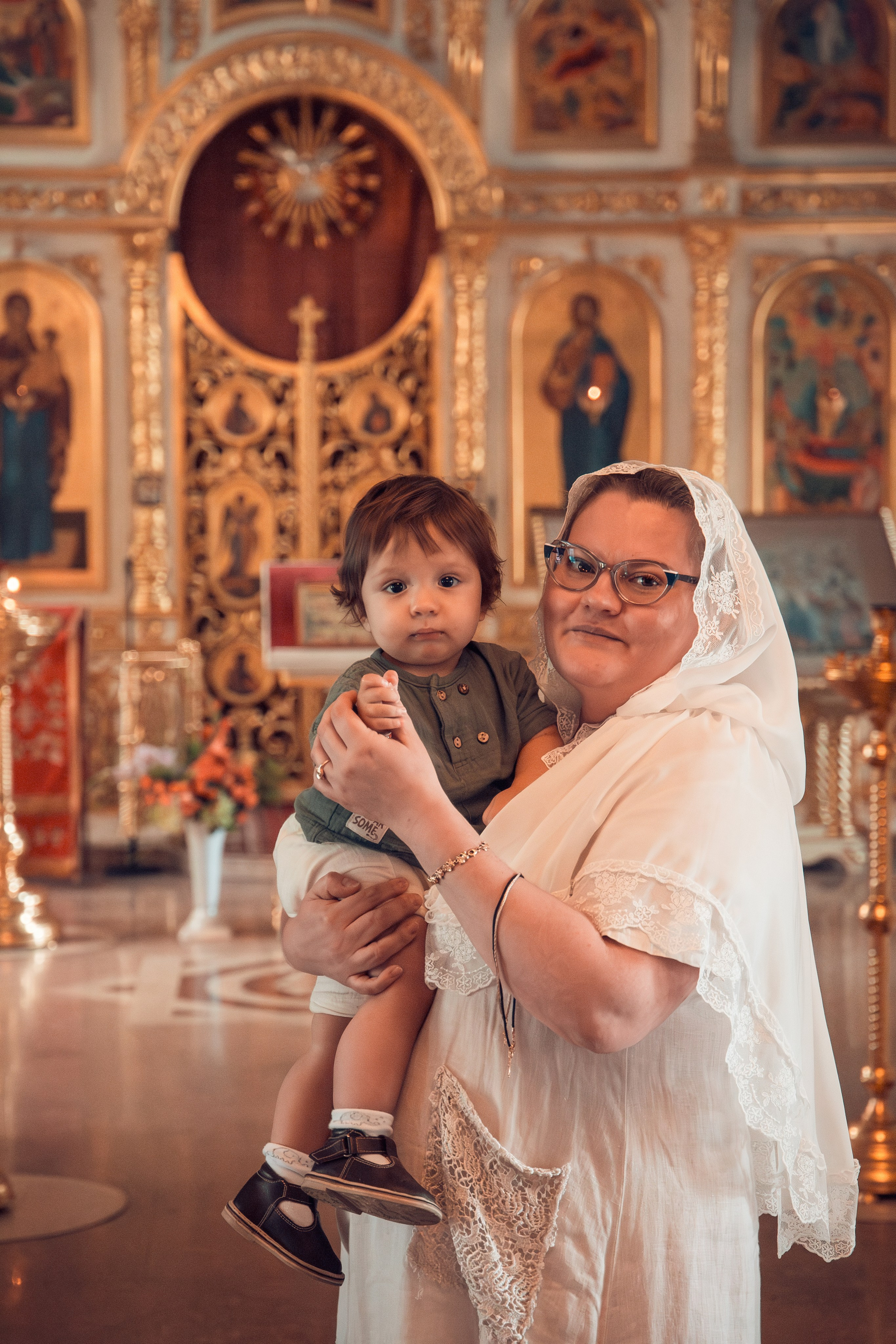 малыш с крёстной. Крещение Калуга - Москва