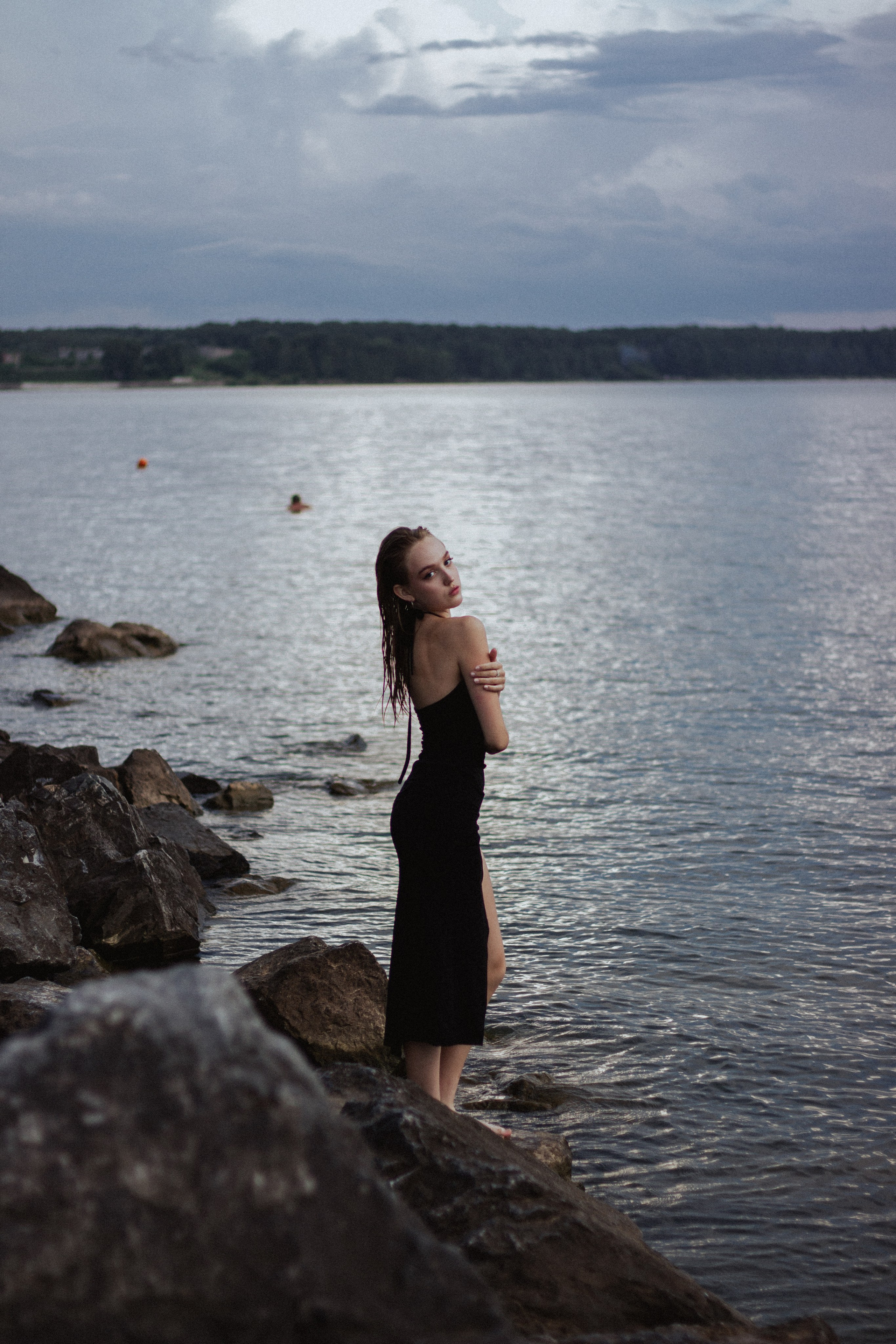 Пляж на камнях. Фотограф Новосибирск