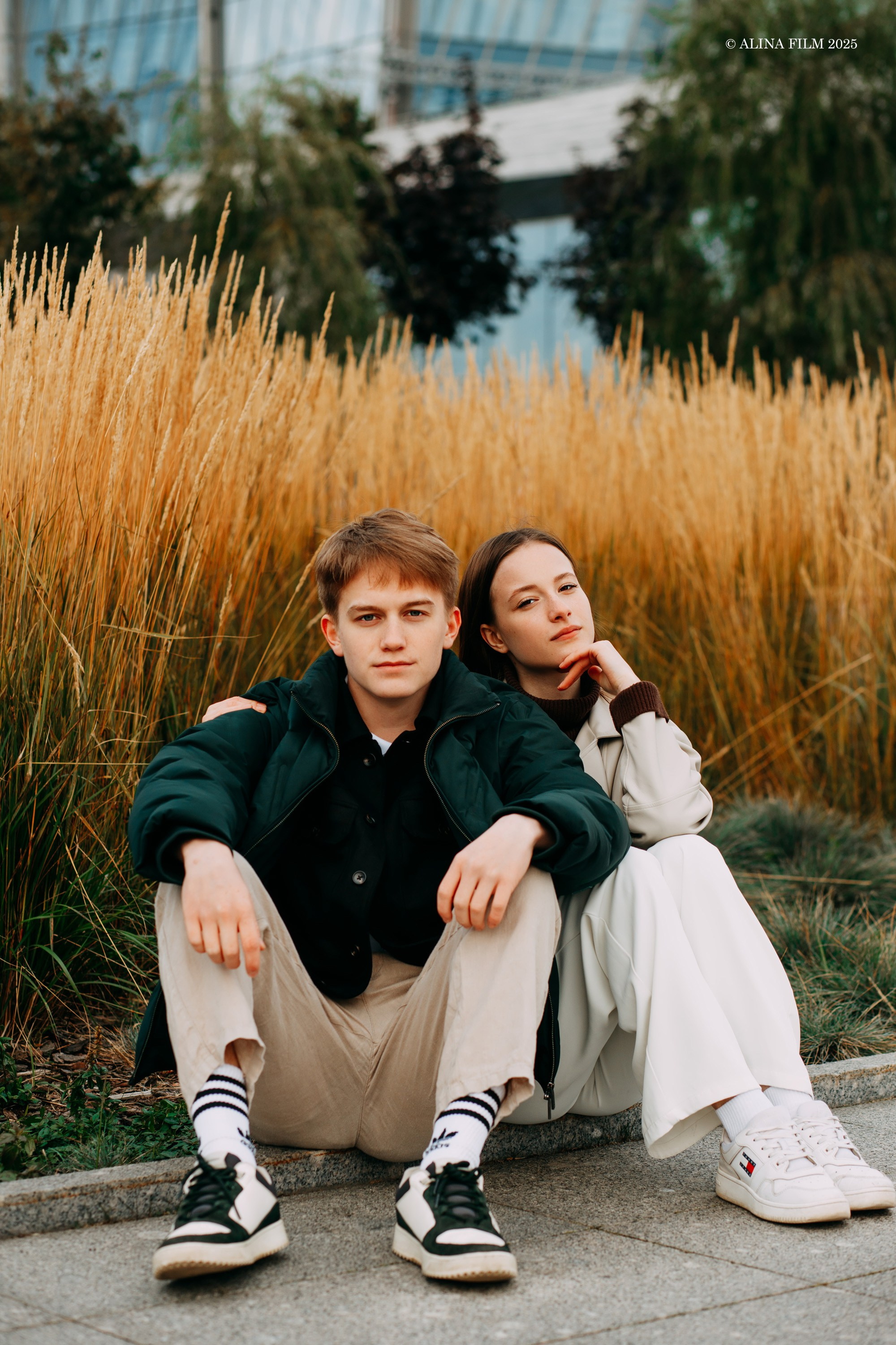 Фотосессия у Лахты (лавстори). Фотограф в Санкт-Петербурге Alina Film