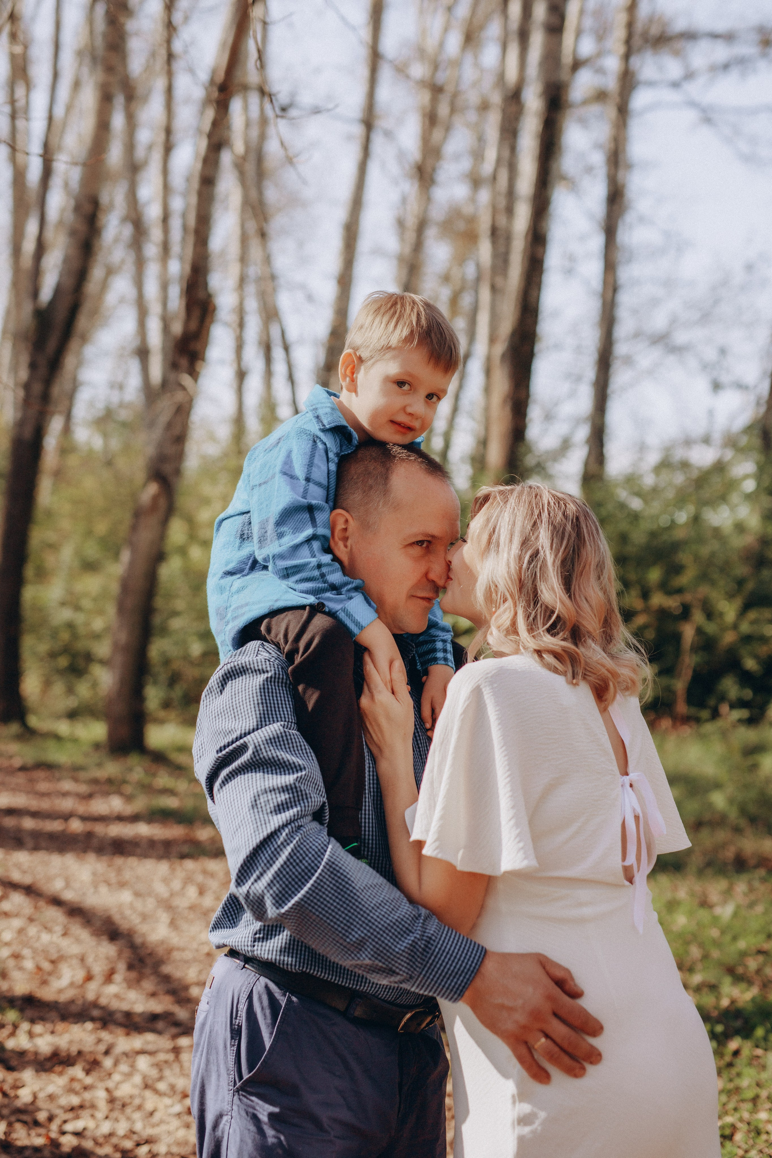 Елена и семья. Фотограф Анастасия Петрова