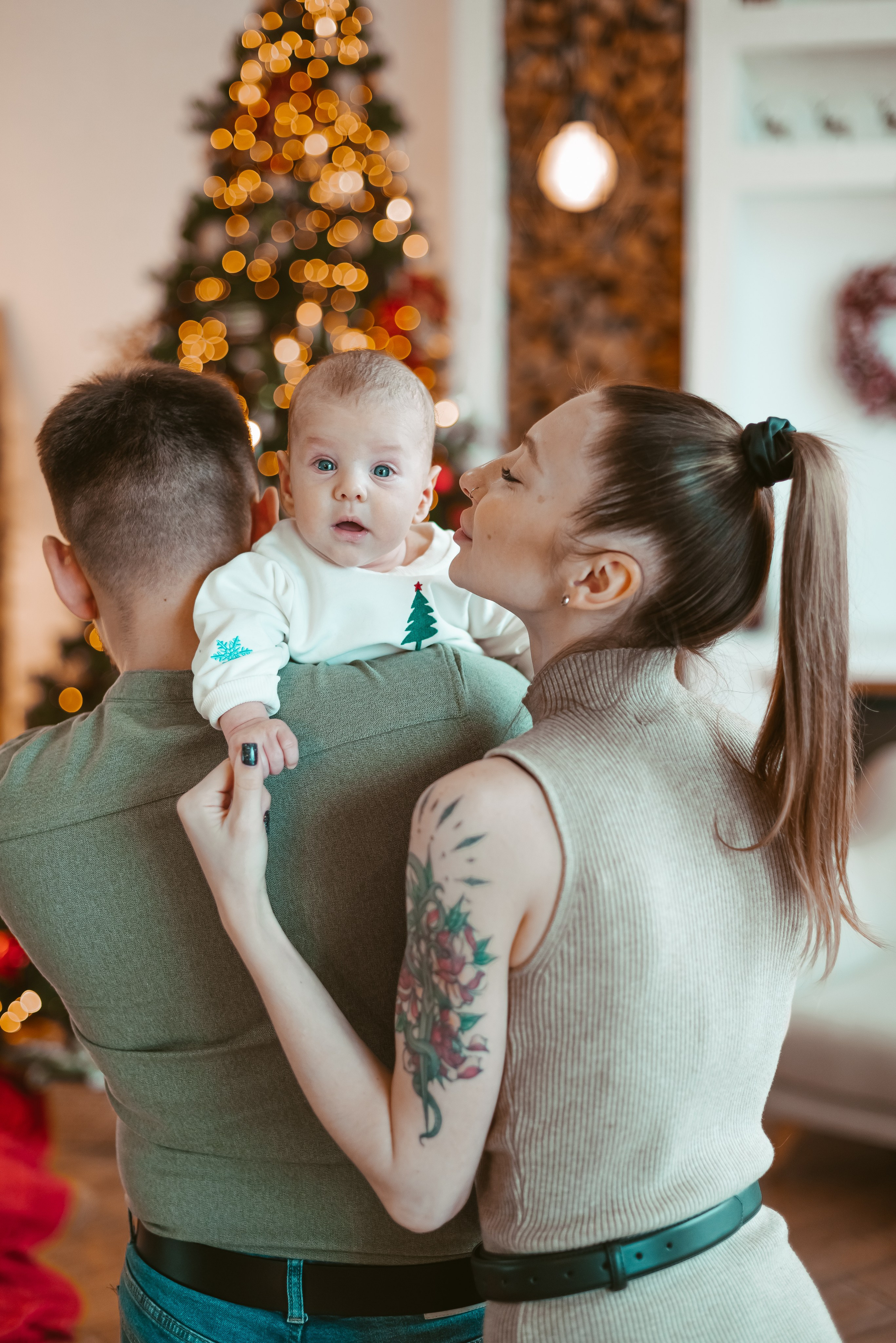 Новогодняя семейная фотосессия Кемерово