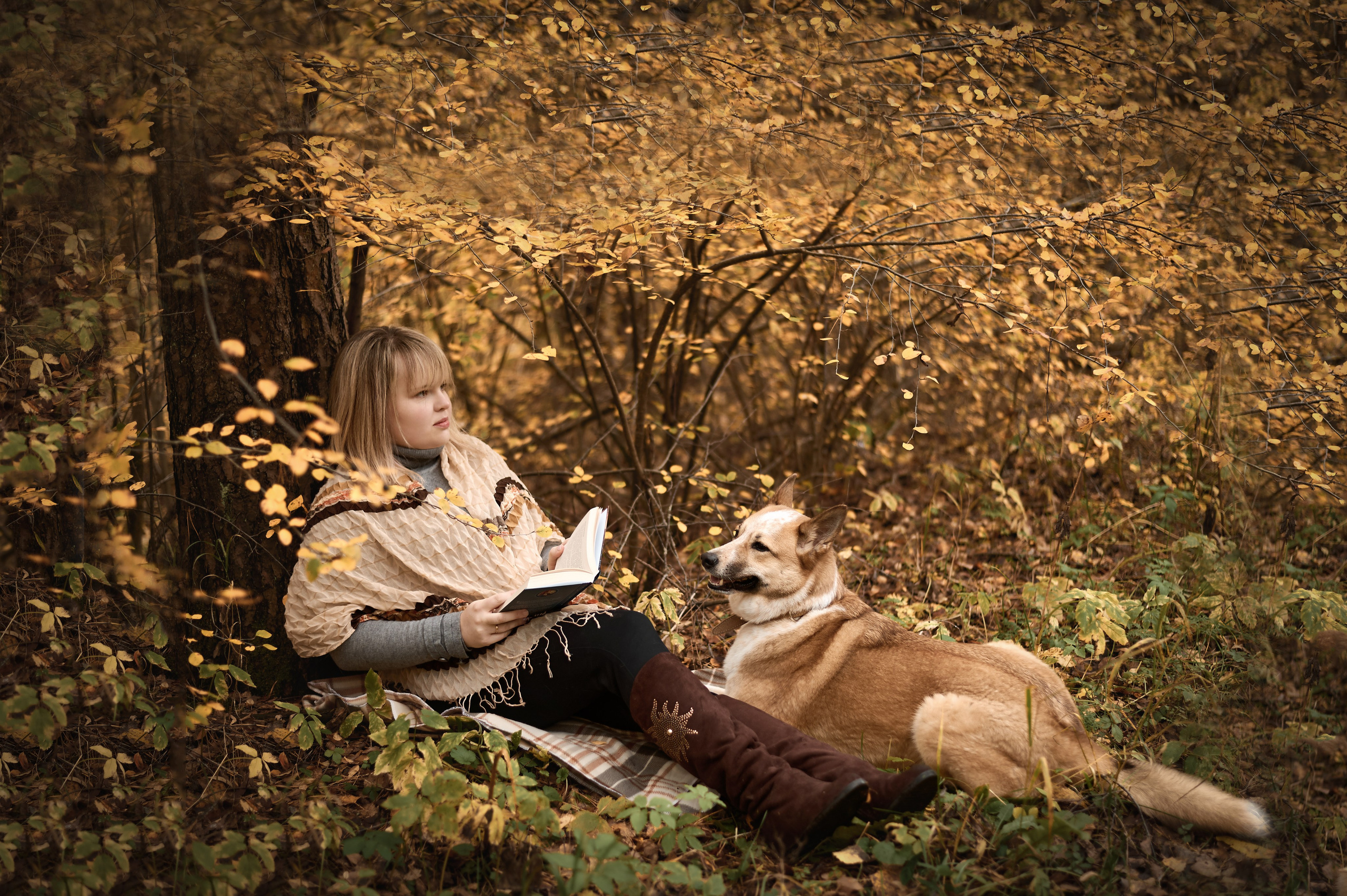 Катя и Найда. Женский фотограф в Череповце Даша Акулич