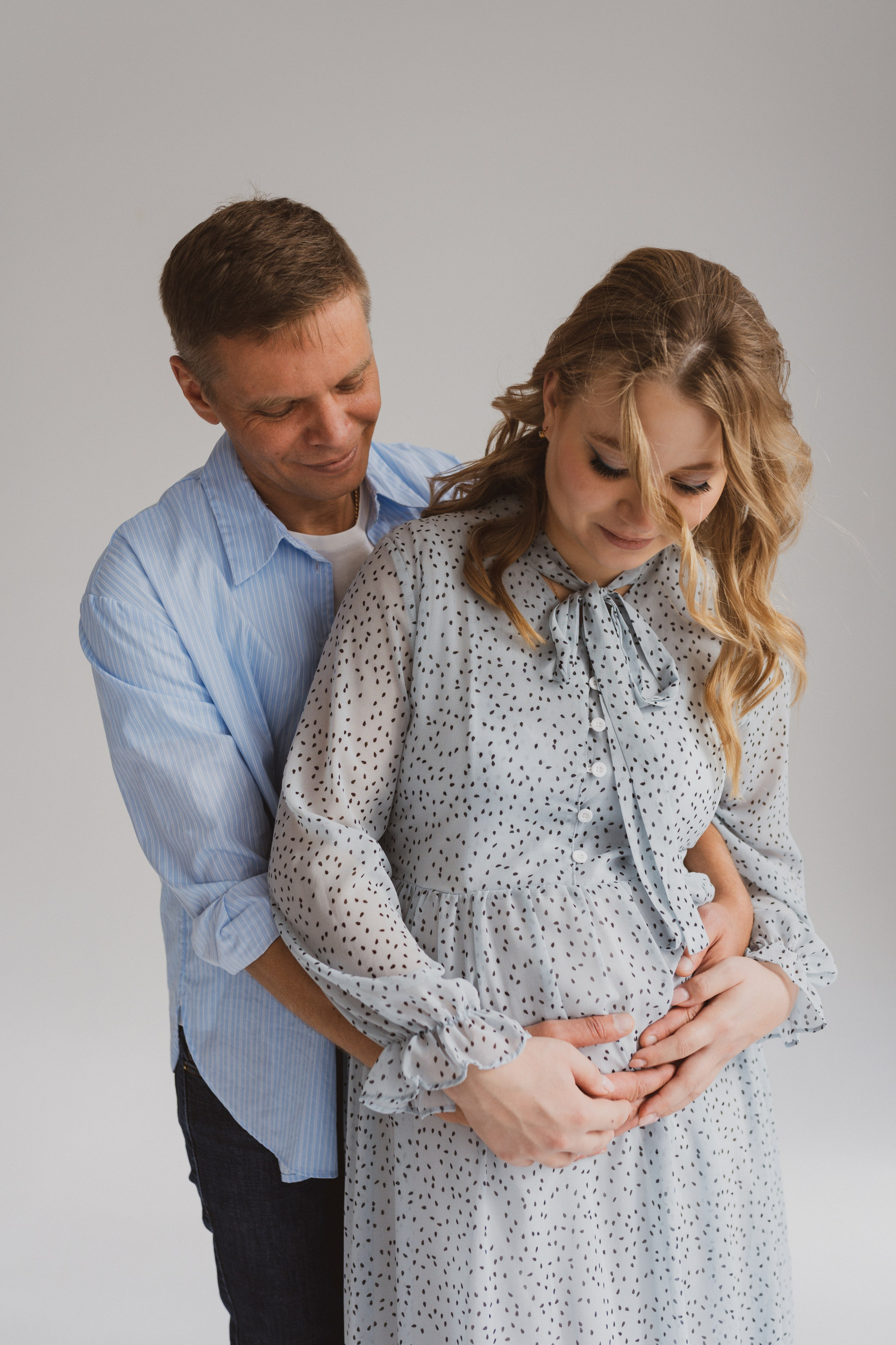 Семейная фотосессия в студии в Москве, семейный фотограф Анна Полушина. Свадебный фотограф в Москве Анна Полушина