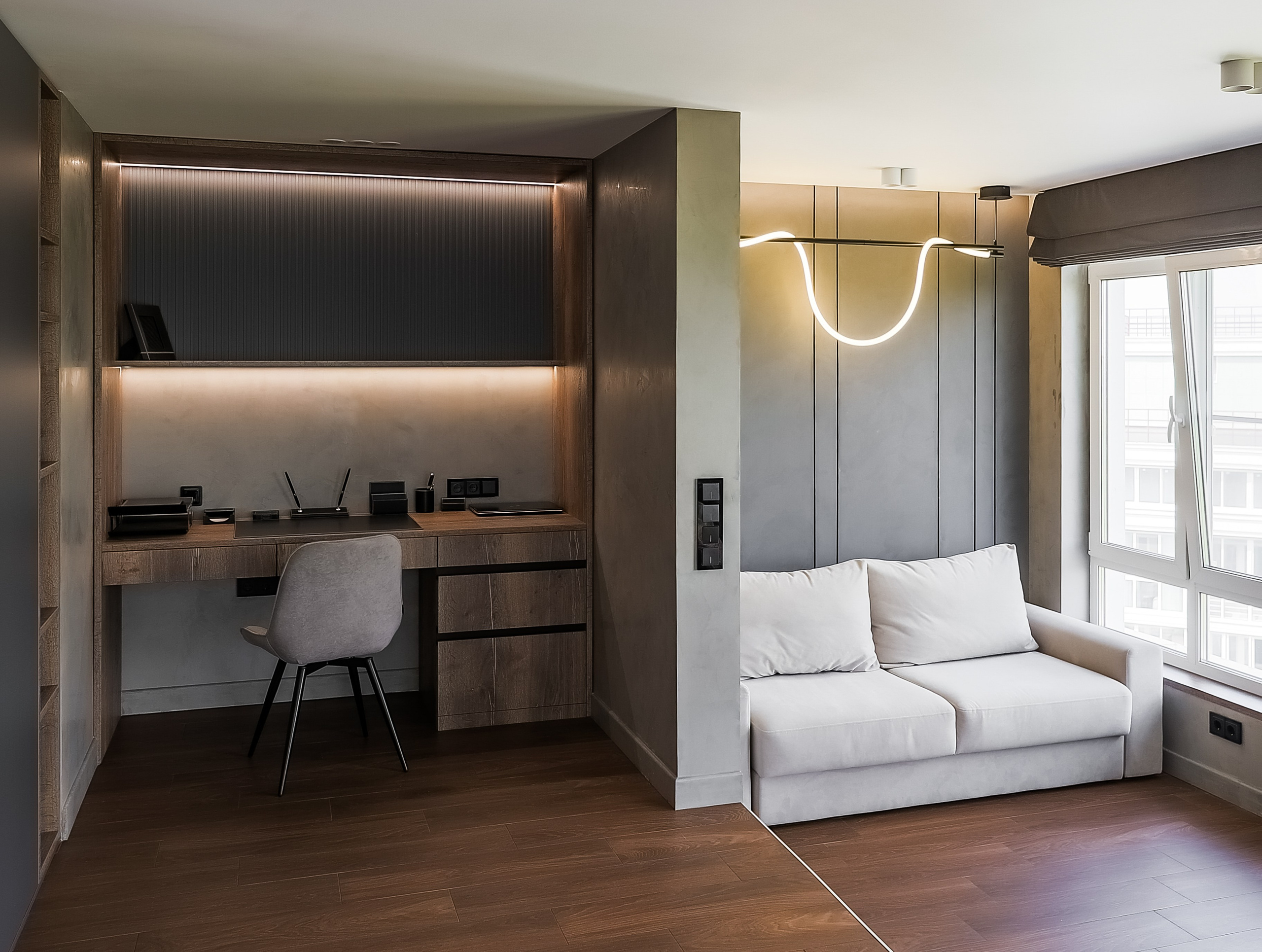 Реализация проекта 5к квартиры в Дубне. Дизайнер интерьера в Дубне, Москве, Дмитрове